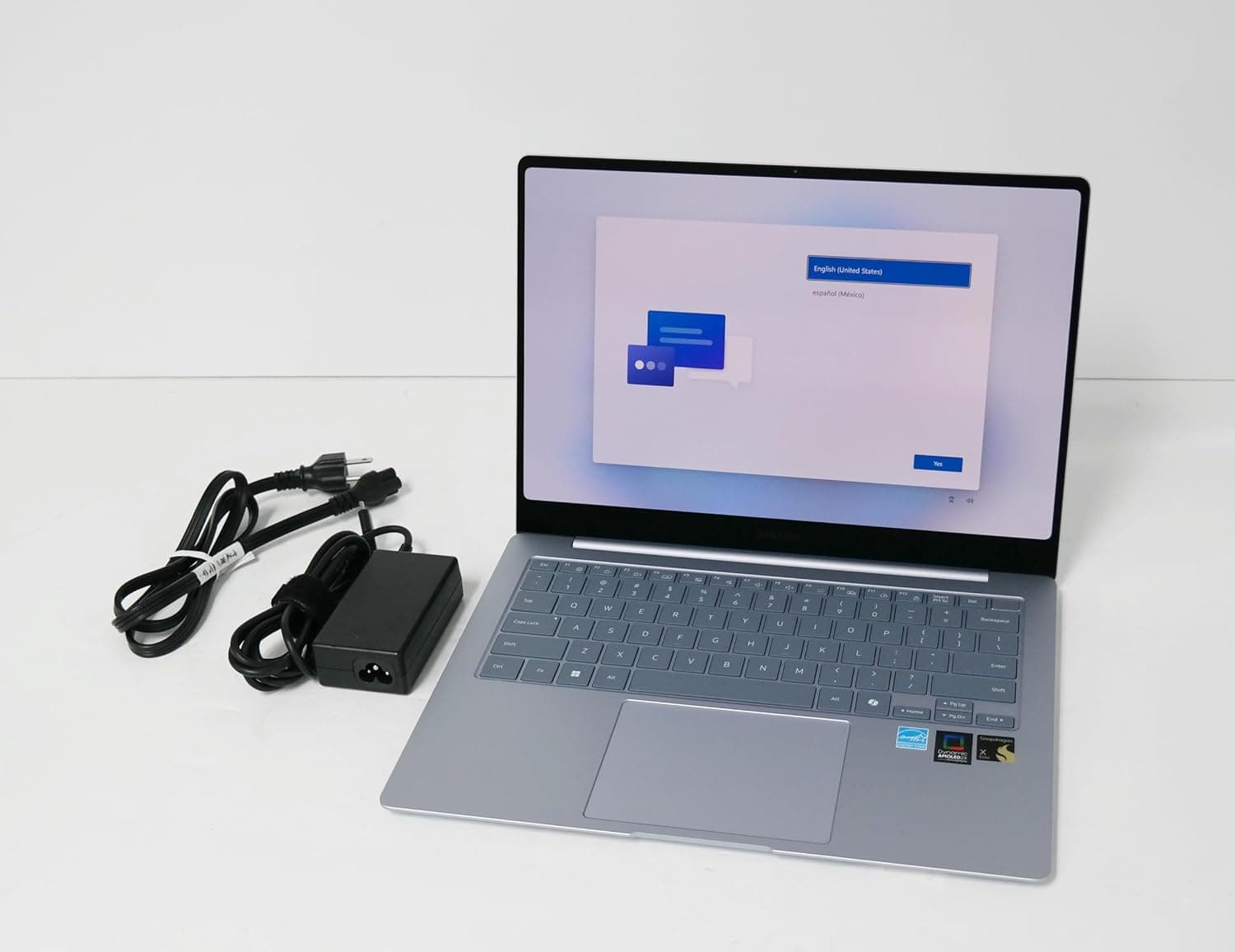 SAMSUNG Galaxy Book4 Edge 14in AMOLED Touch Windows 11 Home, Qualcomm 8CX Gen X, 16GB DDR5x, 512GB SSD, Sapphire Blue