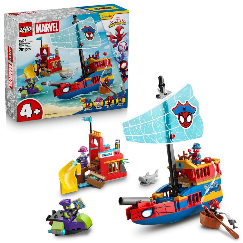 LEGO ǀ Marvel Team Spidey Pirate Ship 11208