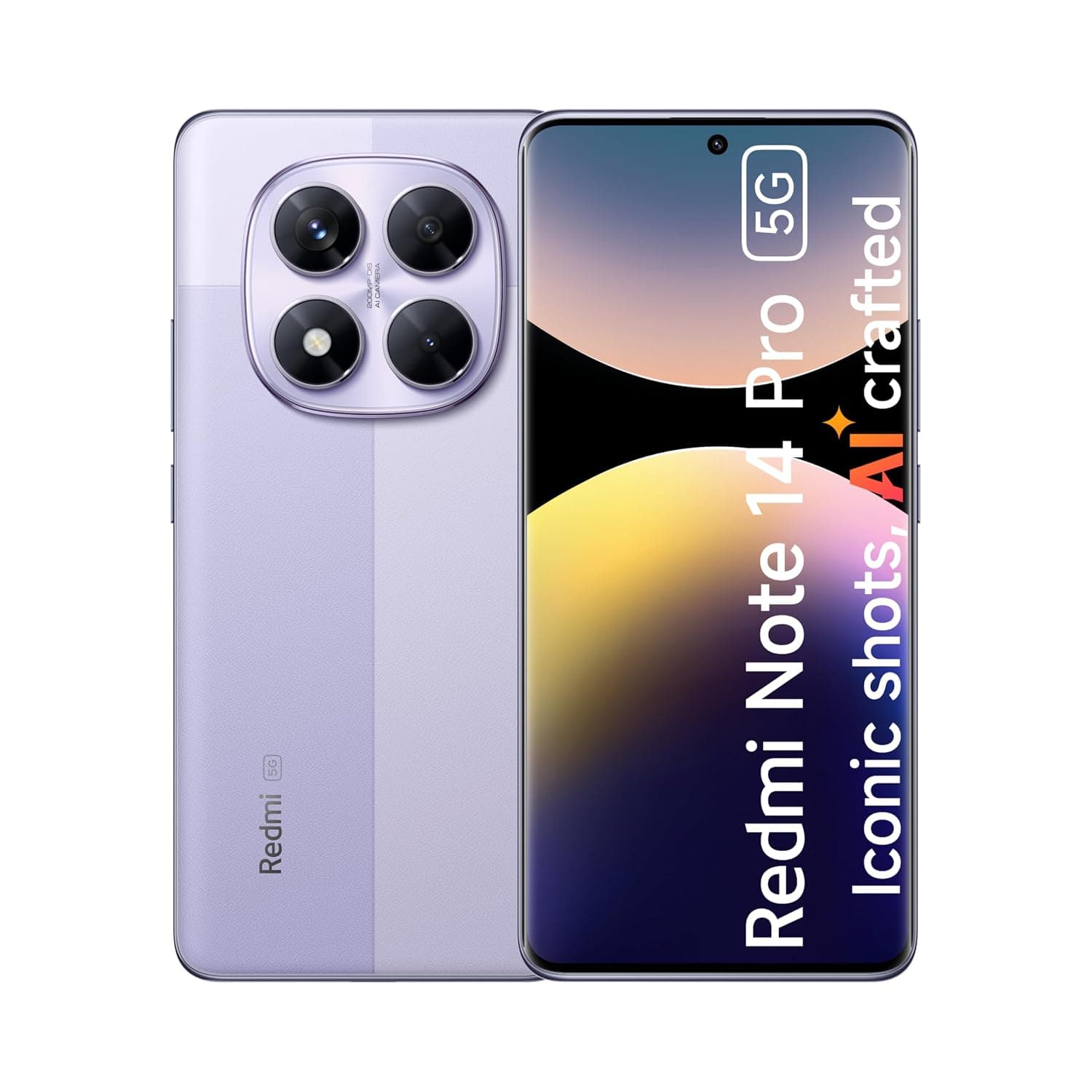 Redmi Note 14 Pro 5G Lavender Purple 8GB RAM 256GB - Global Version