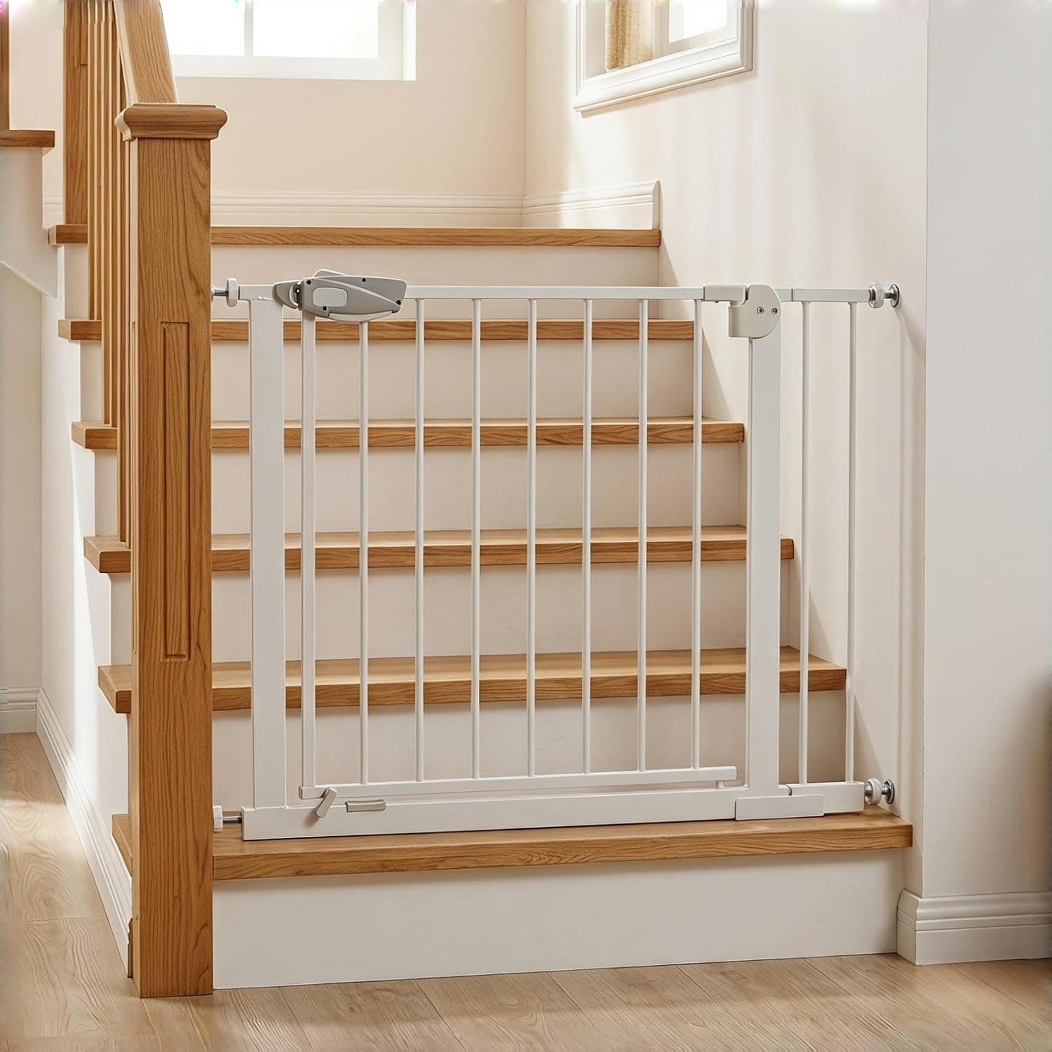 Auto Close Stairs Safety Baby Gate,Drawer barrier for child (76-94cm)