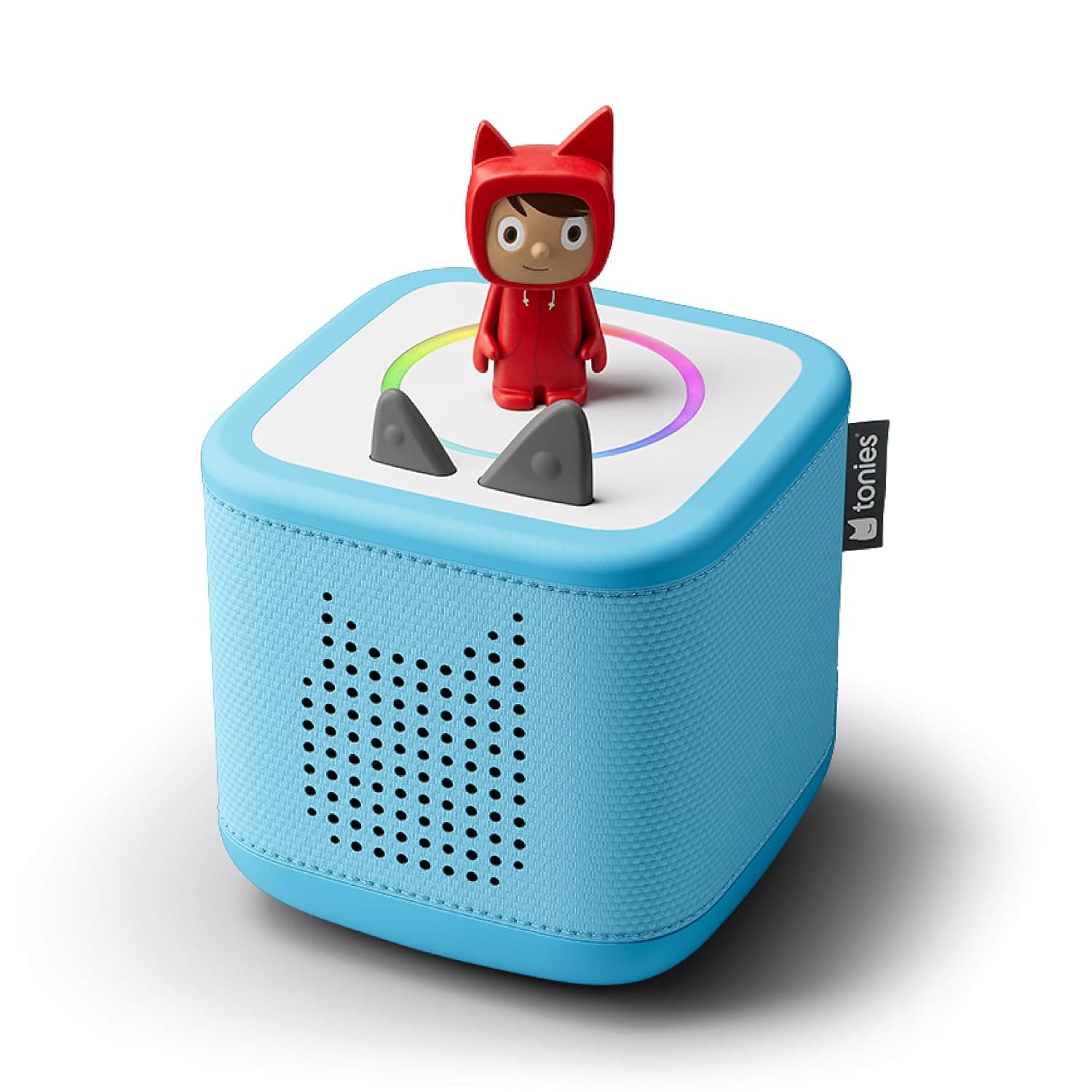 Toniebox 2 Starter Set, Speech Boosting Educational Toy for Toddlers Certified 1+, Screen-Free Audio Player with Creative Tonie Rubie – Blue
