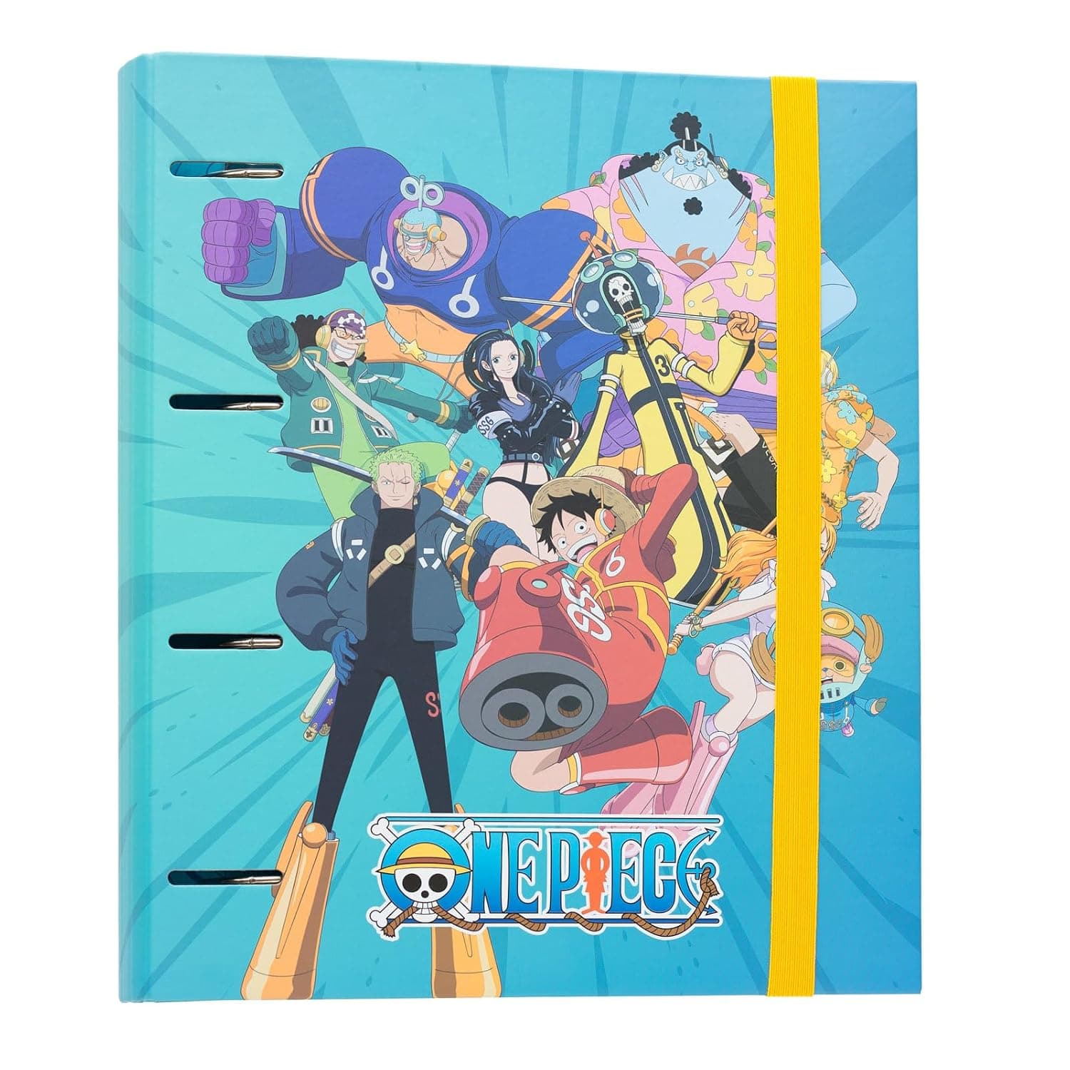 Grupo Erik 4 Ring Binder A4 - One Piece Manga | 10.6 x 12.6 inches - 27 x 32 cm - A4 Ring Binder Folder, Document Folder | One Piece Merch