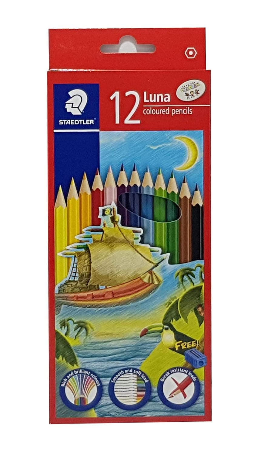 STAEDTLER LUNA 12 COLOR PENCILS 136 C12 ST-136-LC12