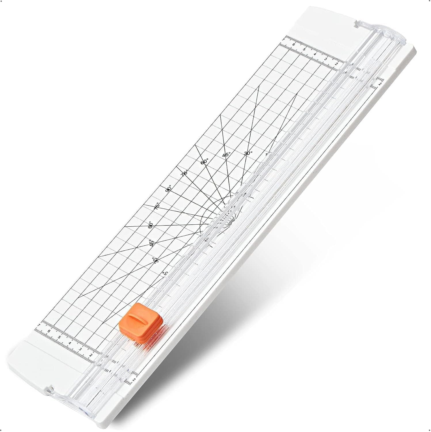 Joyzzz Paper Cutter, Professional A4 Size Paper Trimmer with Titanium Blade and Safety Lock, Precision Cutting Tool for Office, School, and Craft Projects, Ideal for Paper, Photos, and Cardstock