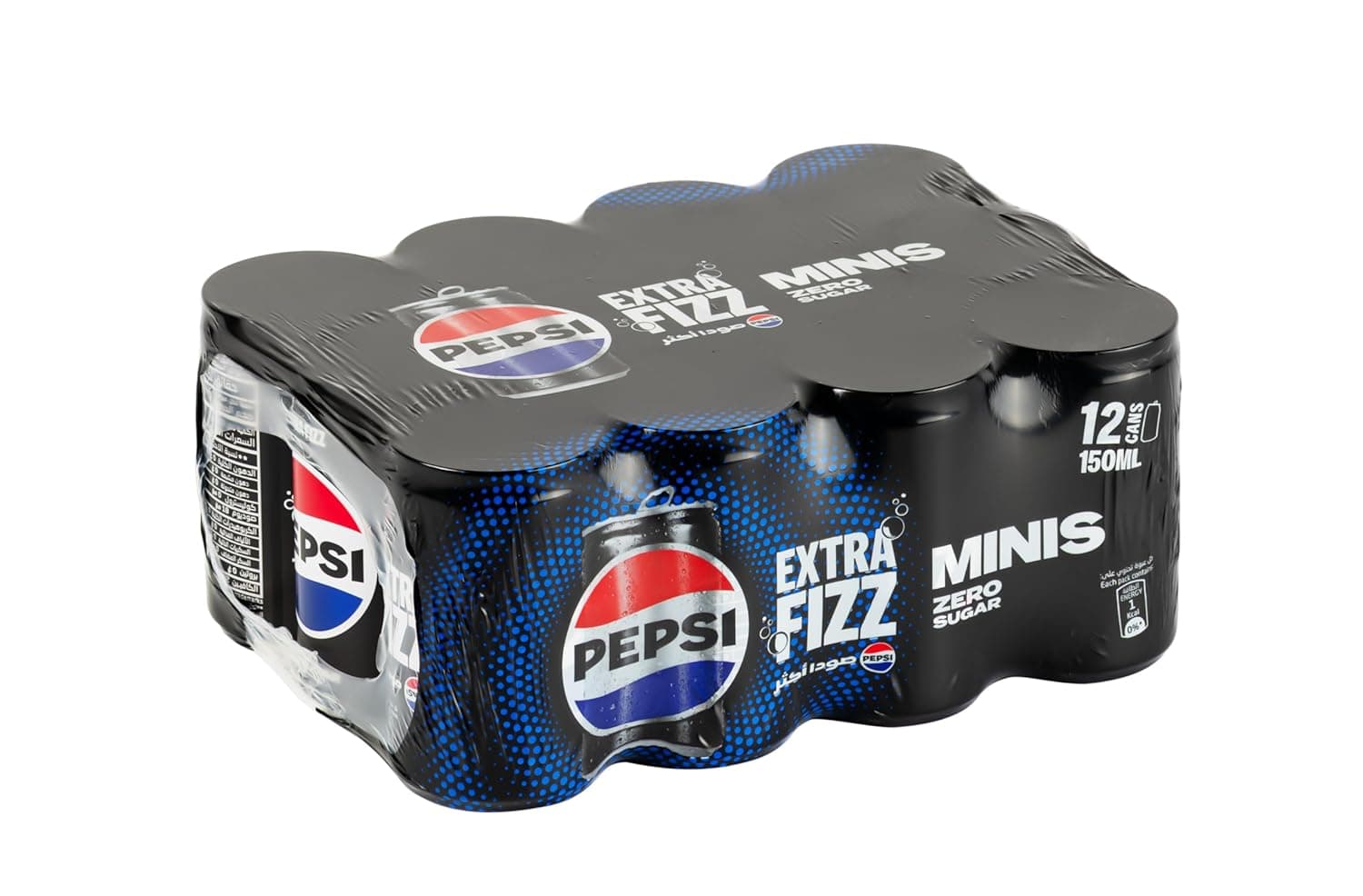 Pepsi Max, Carbonated Soft Drink, 150ml Pack of 12