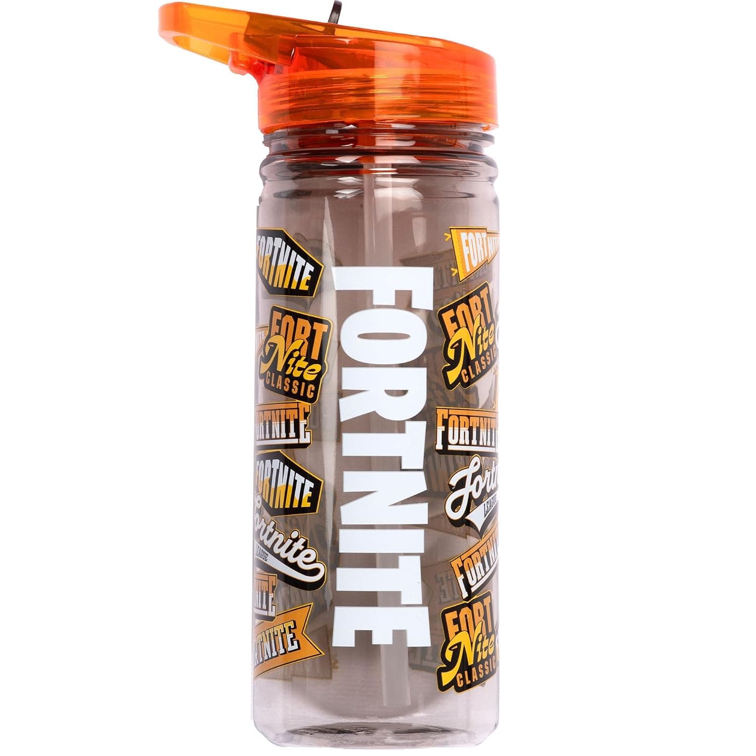 Fortnite Water bottle with straw 580 ml 100% Leakproof Durable School Water Bottle Strong Plastic and BPA free - Purple