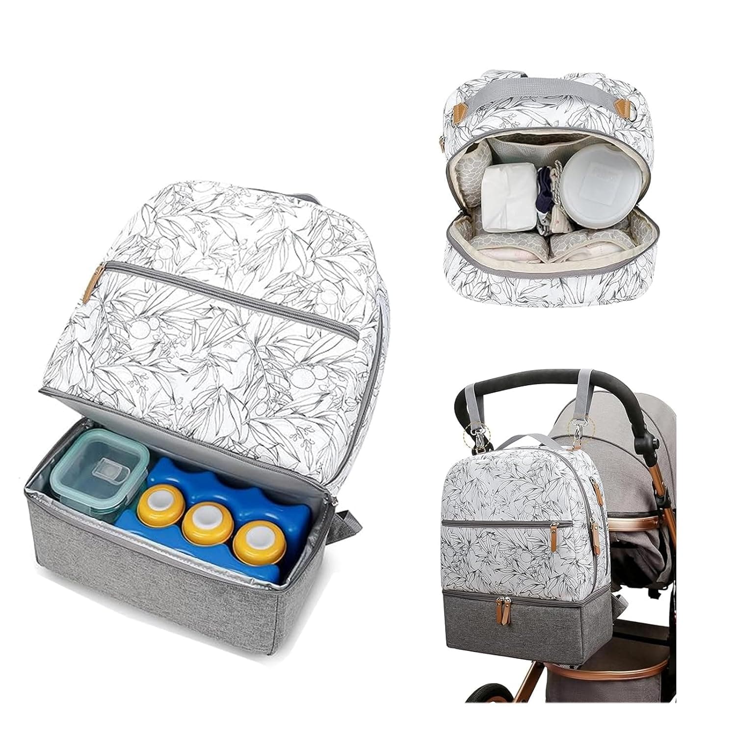 Baby Diaper Bag Backpack - Multi-Function Waterproof Baby Bag, Medium Capacity Maternity Backpack with Insulated Pockets - Stylish & Durable Diaper Bag - Unisex