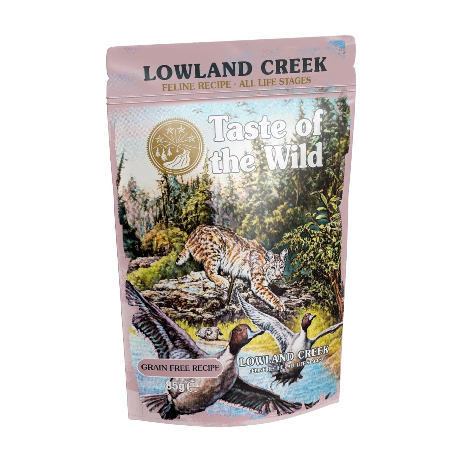 Taste of the Wild Lowland Creek Cat Pouch Chunks in Gravy, Wet Food For Cats 85g