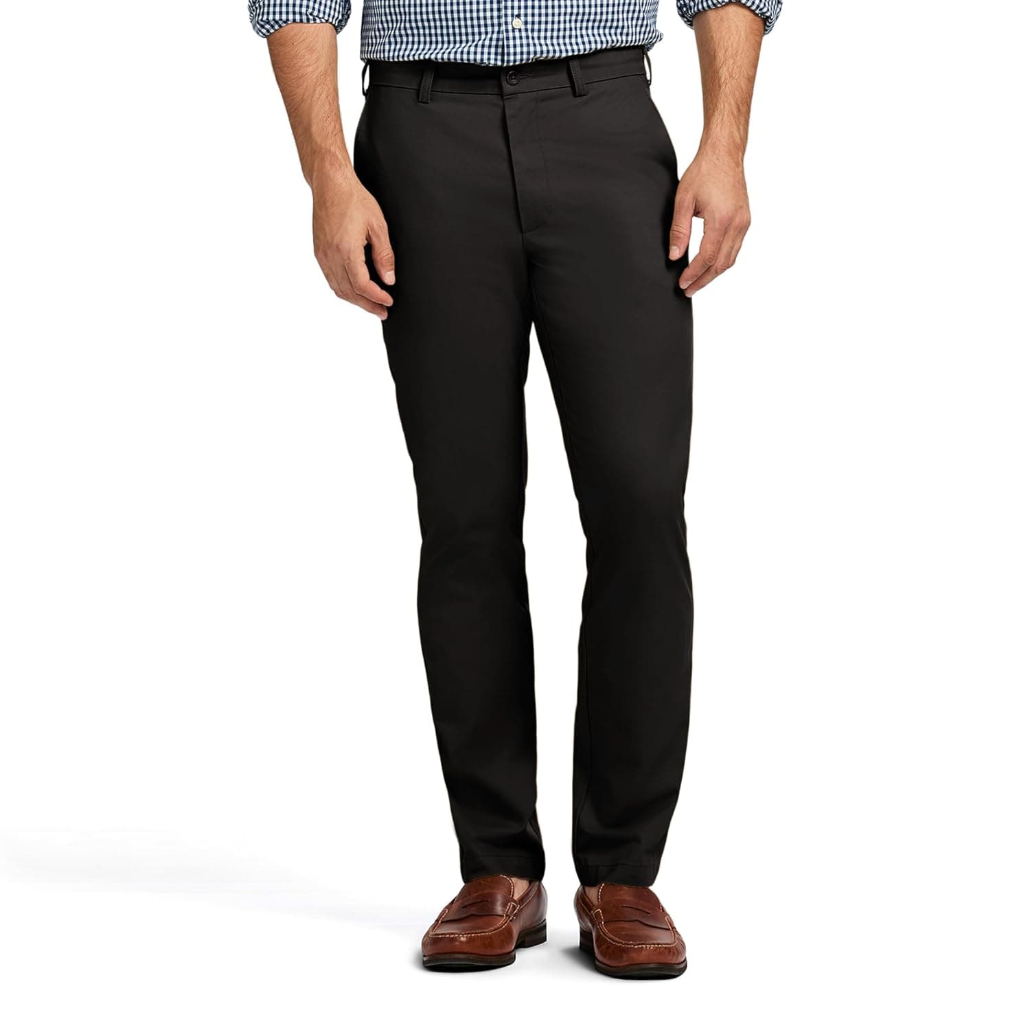 IZOD Men's American Chino Flat-Front Straight-fit Pants