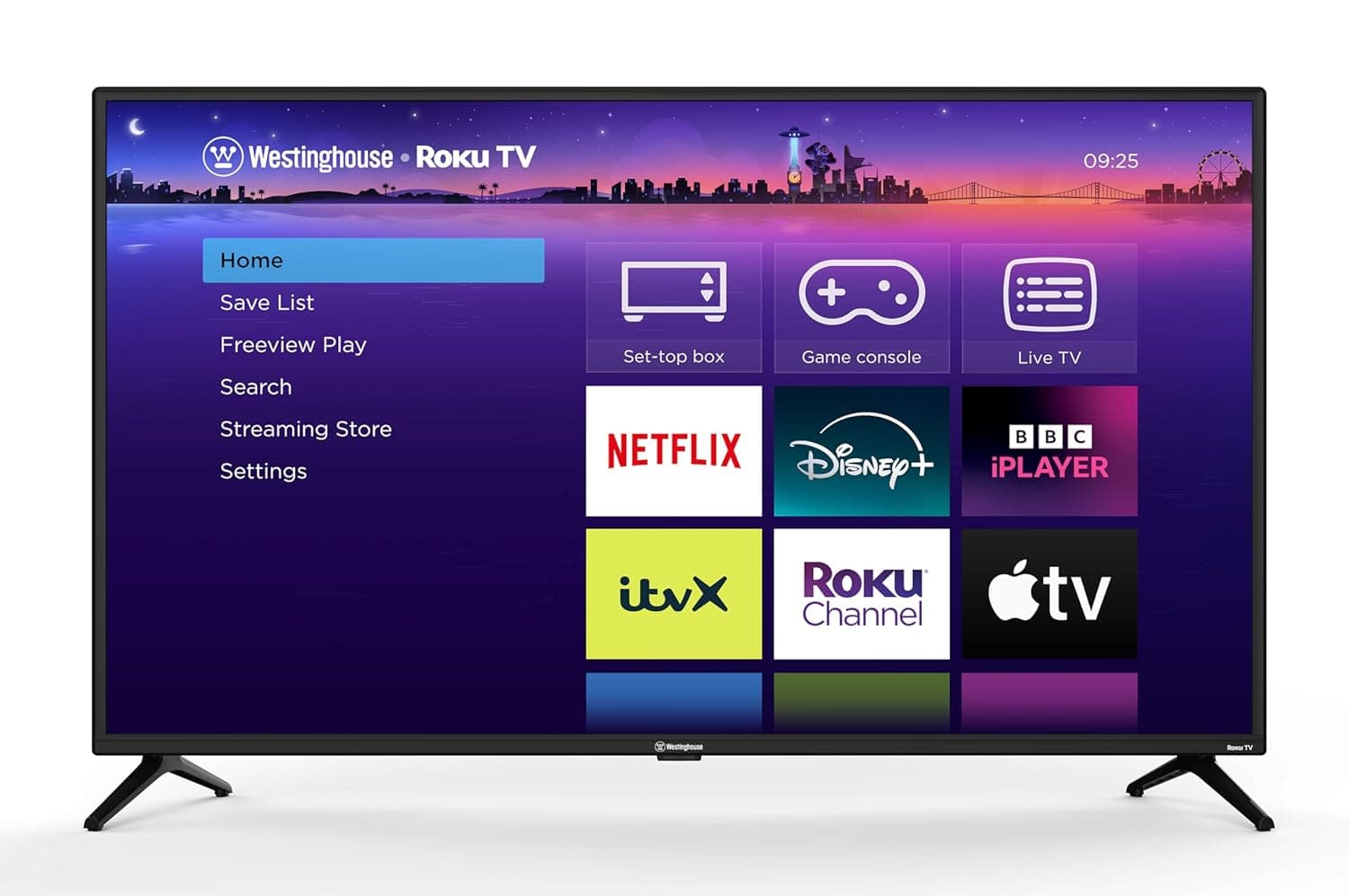 Westinghouse Roku 40" Full HD 1080p Smart TV, with Dolby Audio,HDR,Apple TV+,BBC, Netflix, Freeview Play,Dolby Vision Television with HDMI USB Port,40 inch Large Screen Television