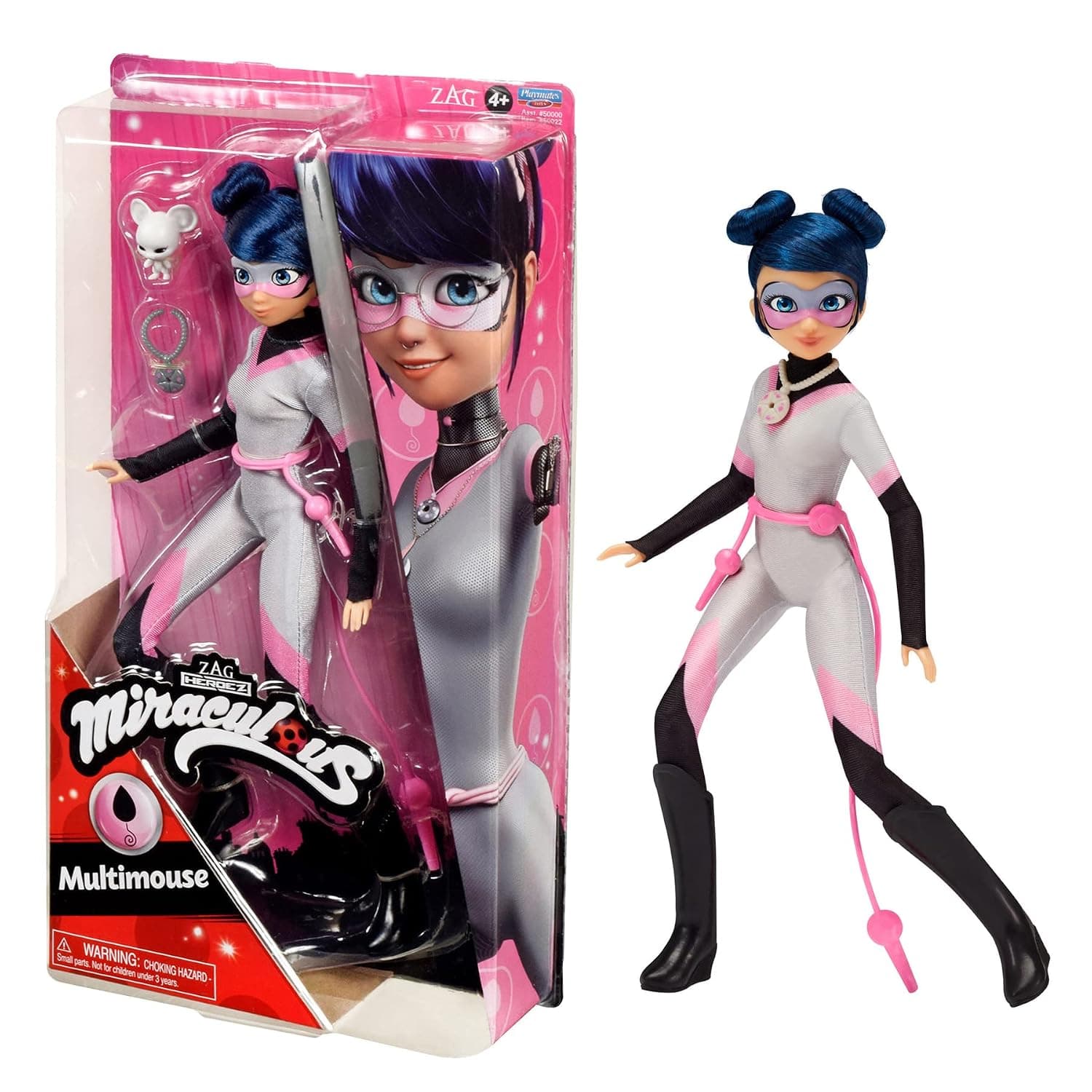 BANDAI Miraculous Ladybug and Cat Noir Toys - Fashion Dolls | Articulated 26 cm Dolls With Accessories and Miraculous Kwami | Marinette and Cat Noir Figurines