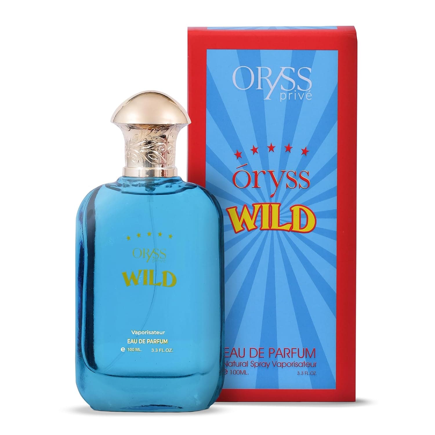 Wild Eau de Parfum for Men | Fresh, Unpredictable & Comforting Scent | Notes of Watermelon, Lavender, Dark Chocolate & Cashmeran | Daily Wear Perfume | 100ml