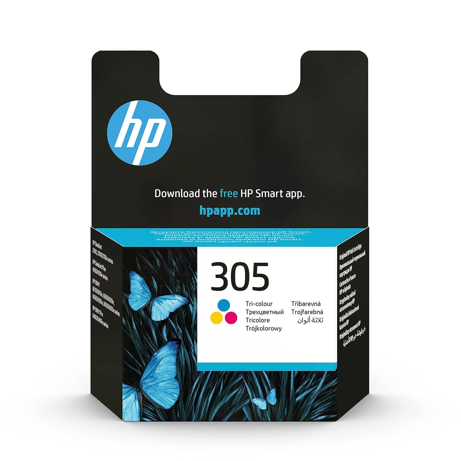 Hp 305 Tri-Color Original Ink Cartridge - ‎3Ym60Ae