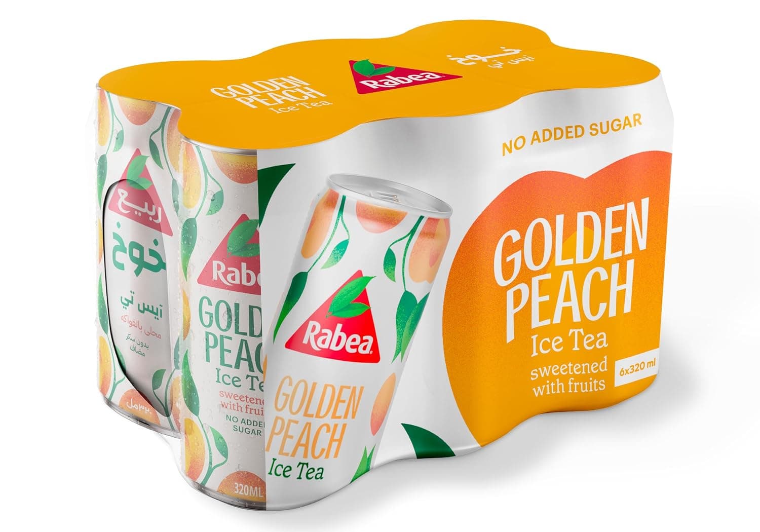 Rabea Ice Tea Golden Peach Multipack, 6 x 320 ml