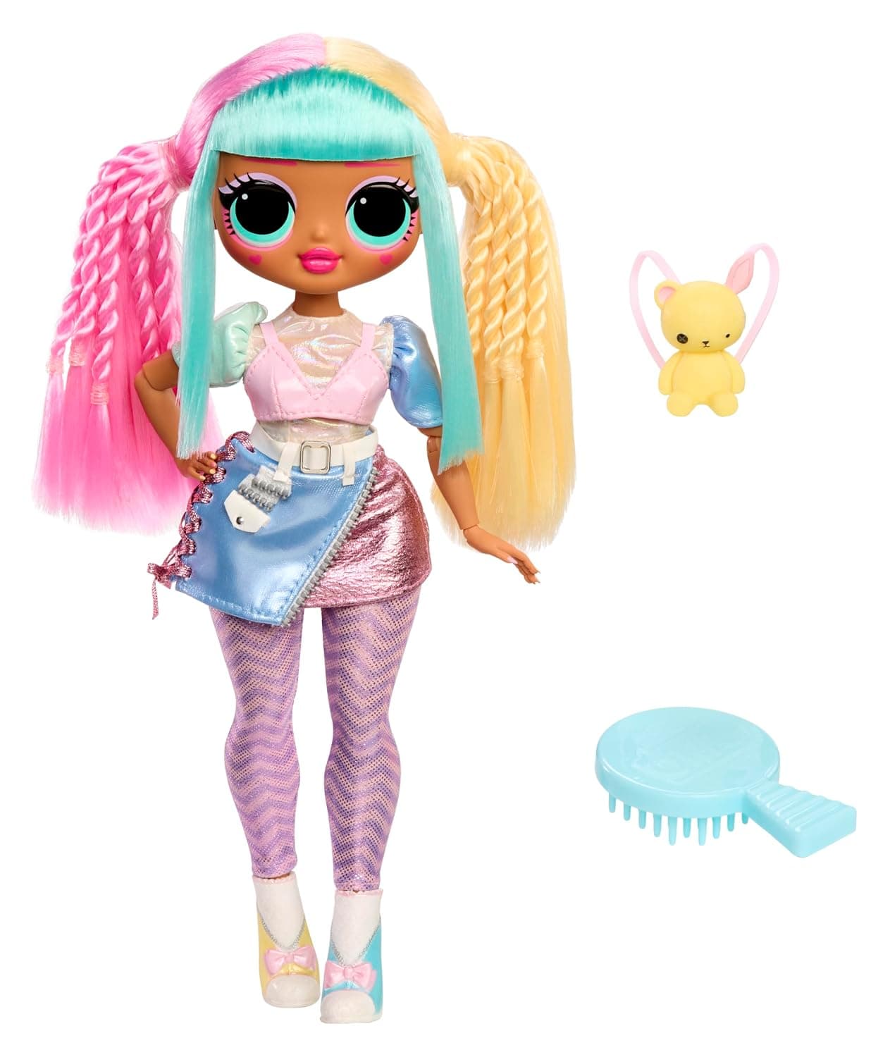 LOL Surprise OMG Entry Doll Candylicious 11-Inch Fashion Doll with Trendy Outfit, Accessories, Display-Ready Packaging, Collectible OMG Dolls Kitty K, Bubblegum DJ, Miss Royale, Kids Girls Gift