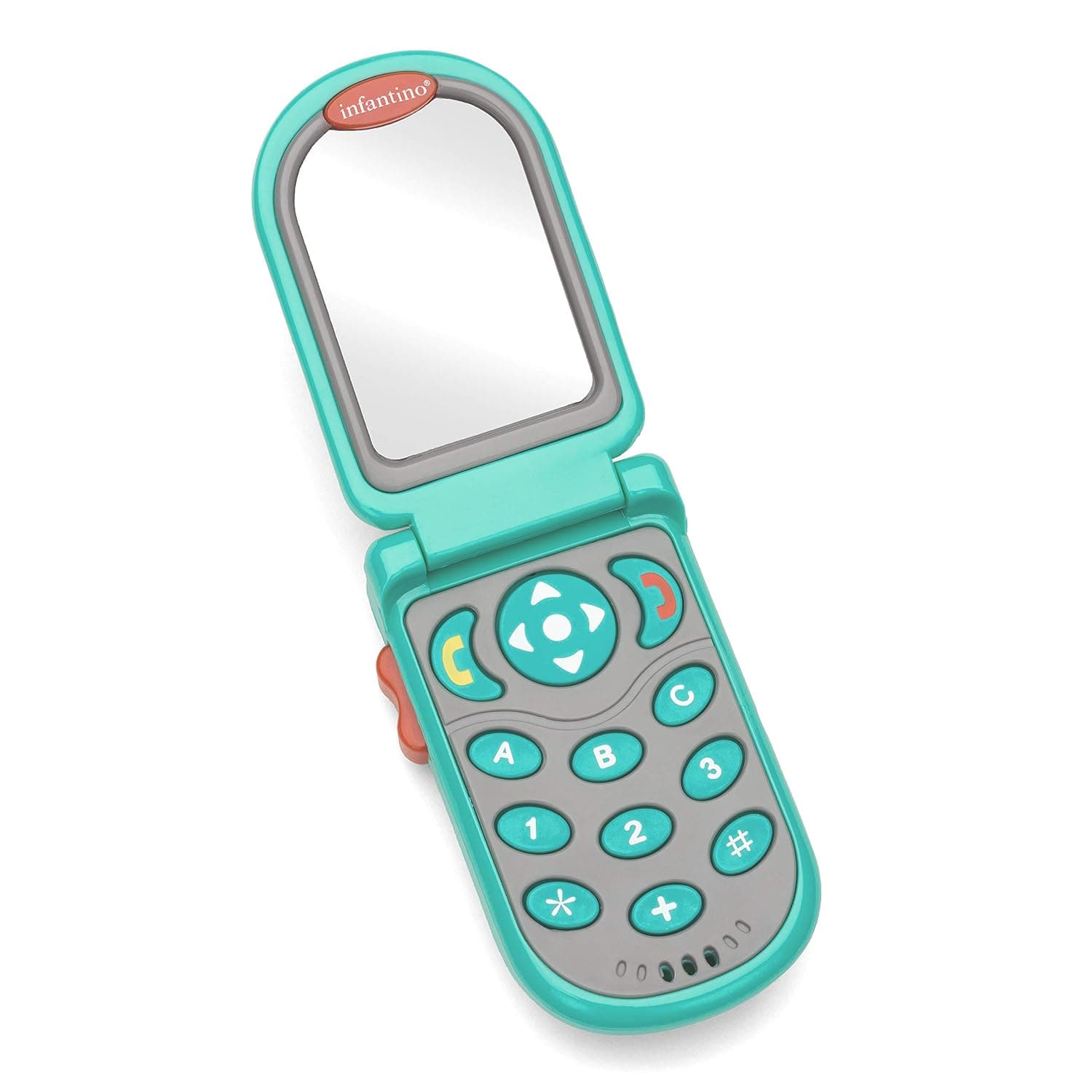 Infantino Flip and Peek Fun Phone, Teal