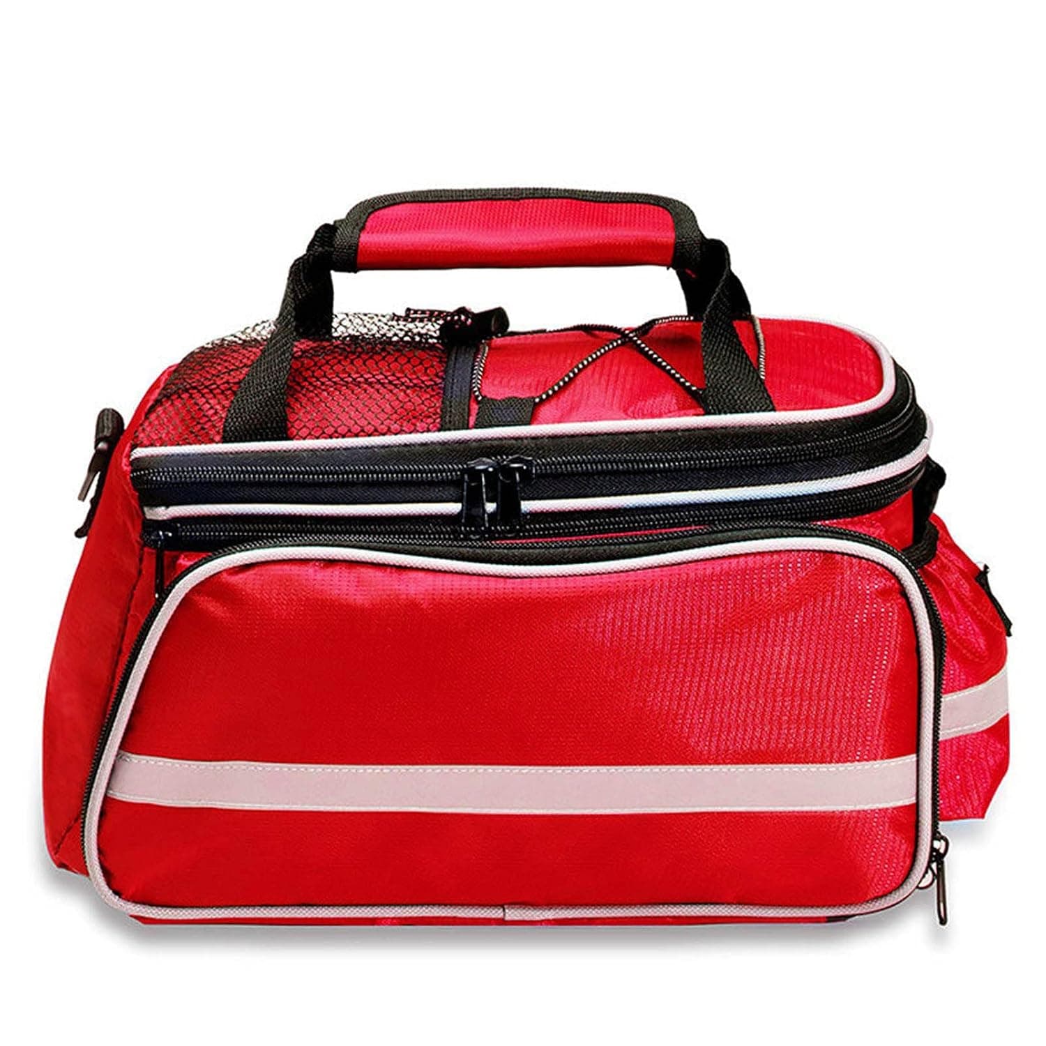 First Aid Kit Bag, Travel Emergency Pouch, Equipment Bag Supplies Waterproof Empty First Aid Bag Travel Emergency Pouch Lightweight Medicine Storage Bag(Red)