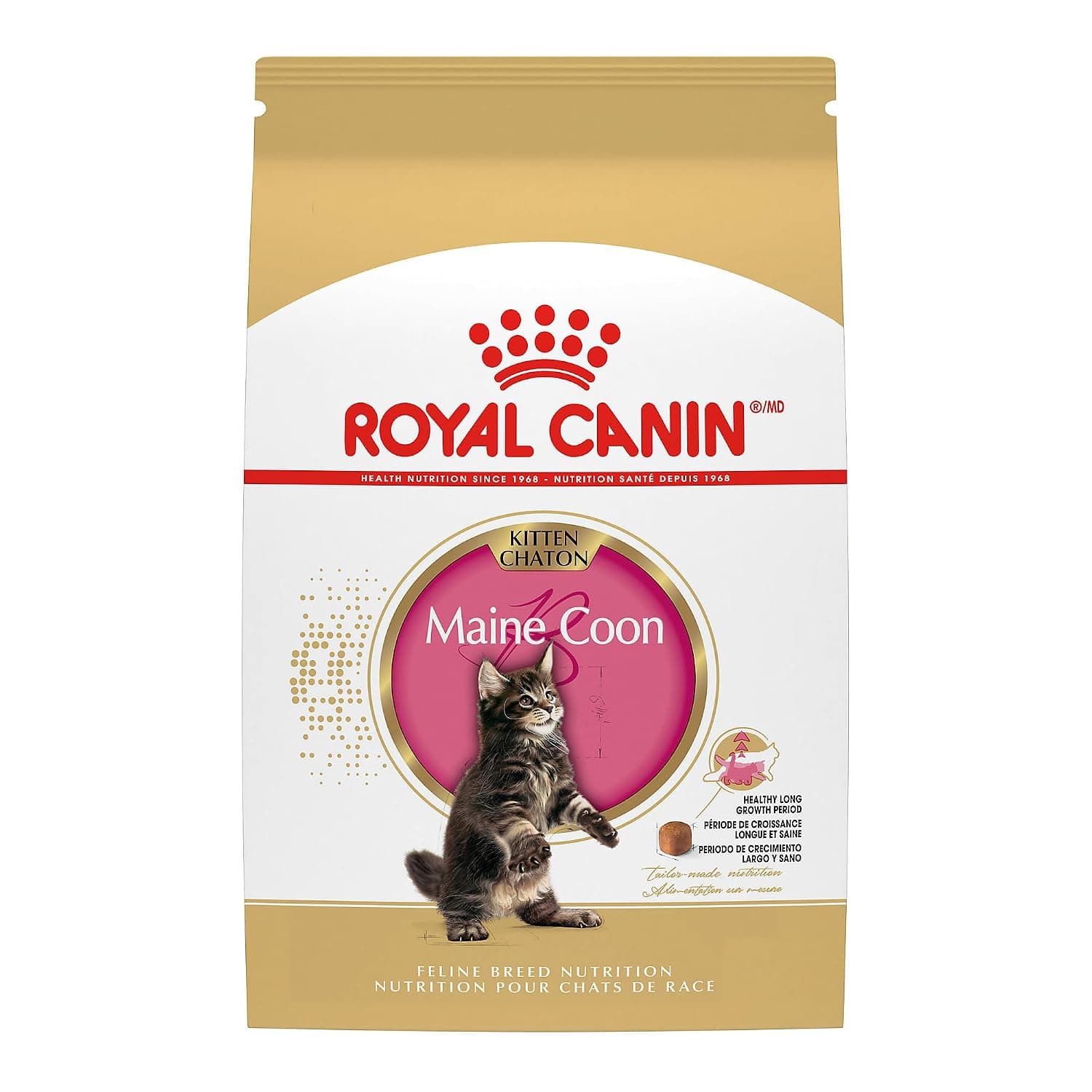 Royal Canin Feline Breed Nutrition Maine Coon Kitten Dry Cat Food, 3 lb
