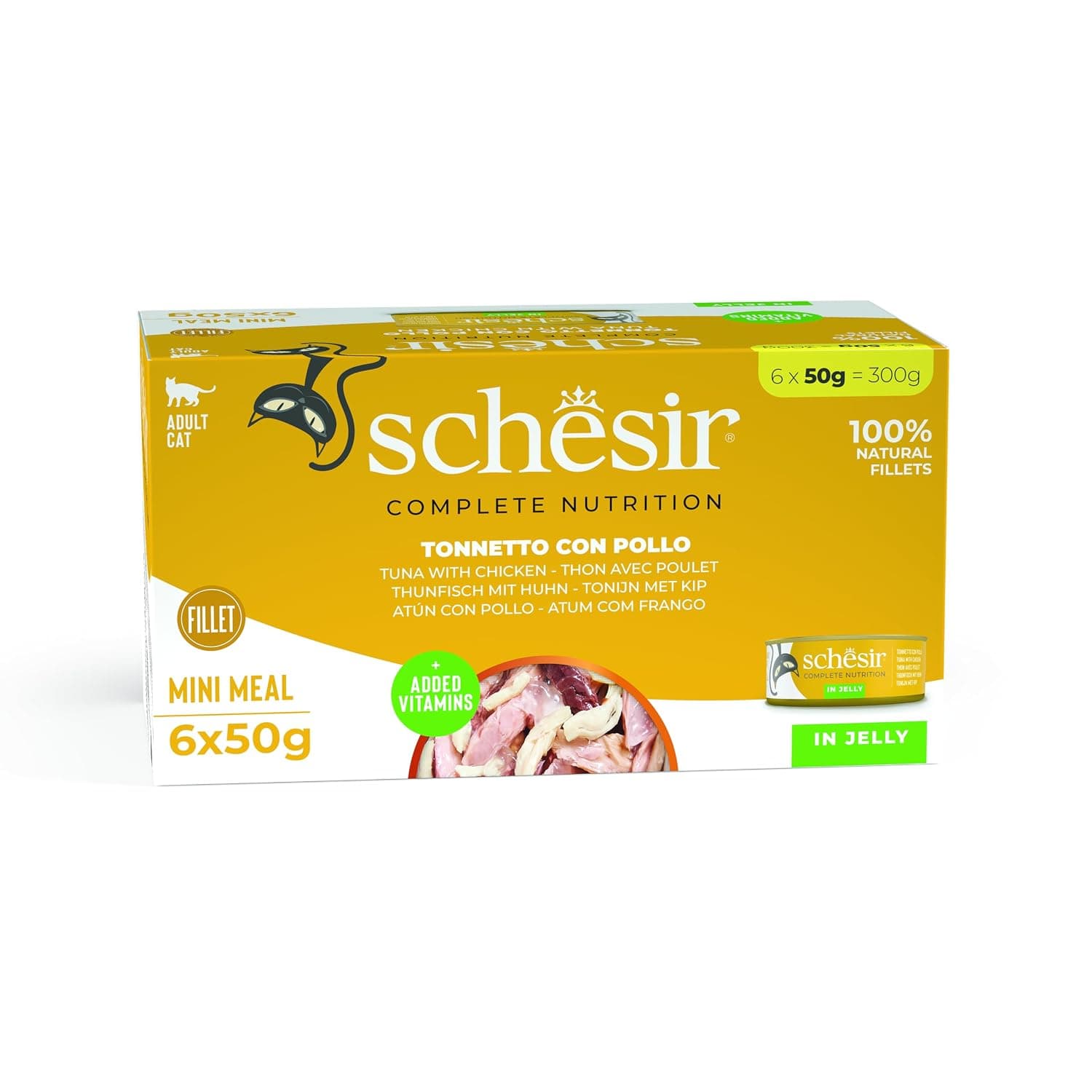 Schesir Cat Multipack Tuna with Chicken 6x50g