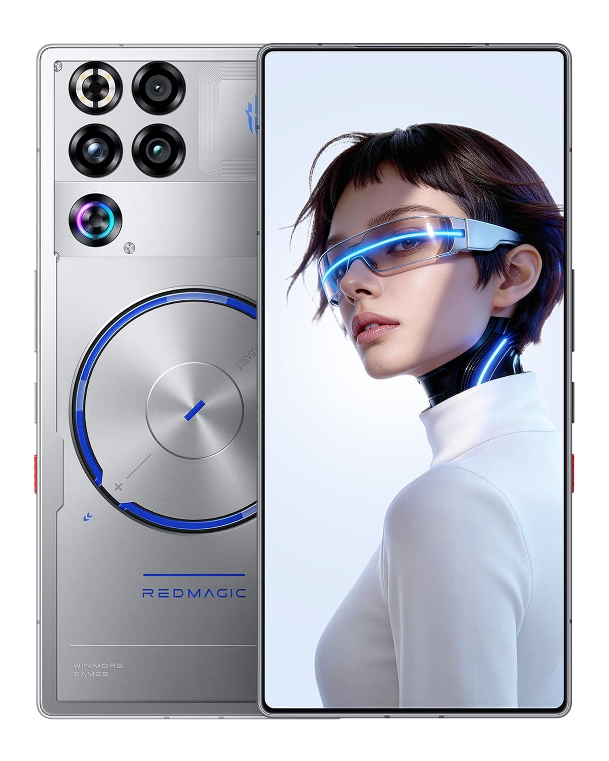 REDMAGIC 11S Pro 144Hz Gaming Phone, 5G Android Smartphone, 16GB RAM+512GB ROM, Snapdragon 8 Elite Gen 5 Leading, 6.85" 1.5K AMOLED Full Screen, 50MP Camera, Unlocked Mobile Phone Silver