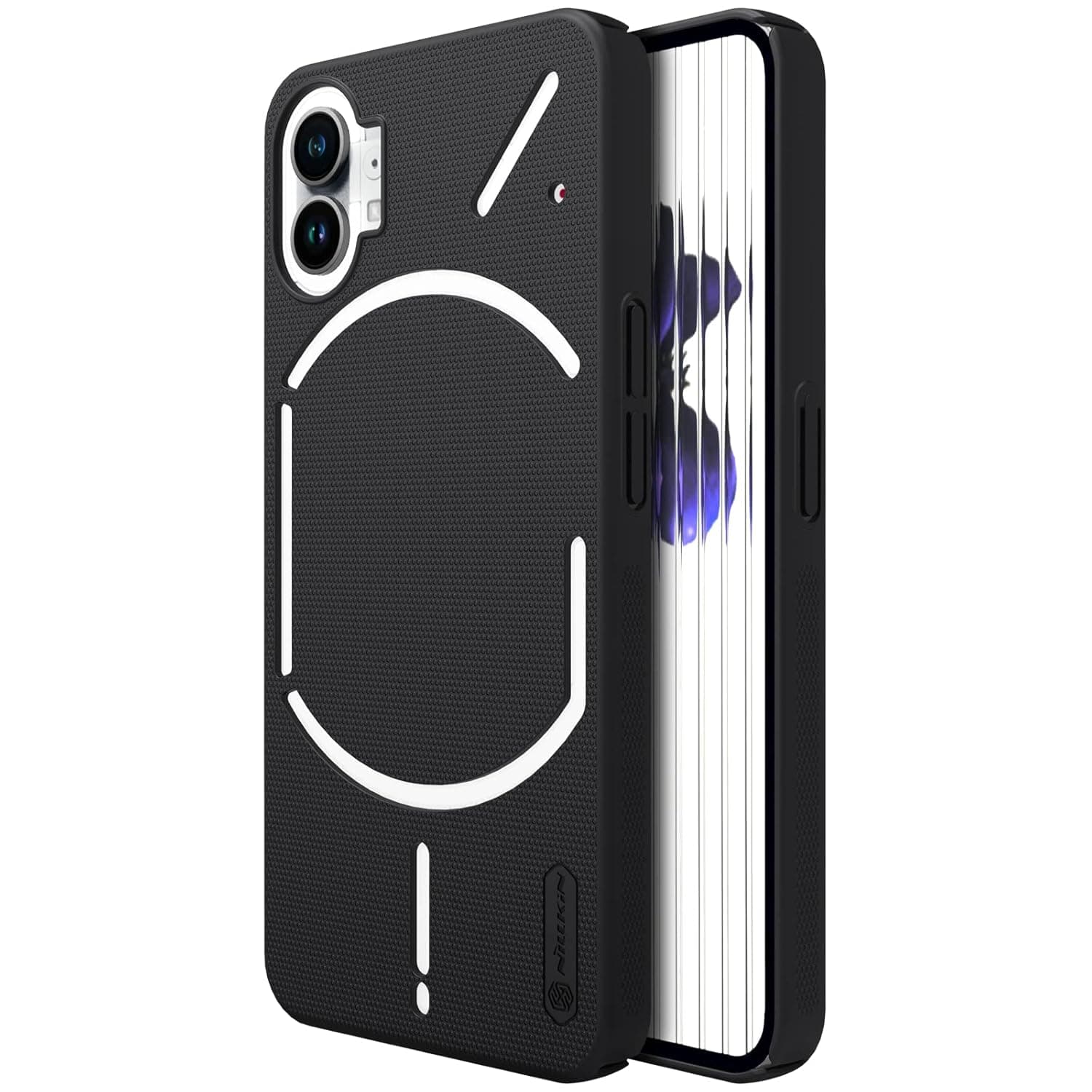 Nillkin Super Frosted Shield Case for Nothing Phone 2 – Slim Matte Anti-Slip Protective Back Cover with Scratch Resistance & Precise Cutouts – Black