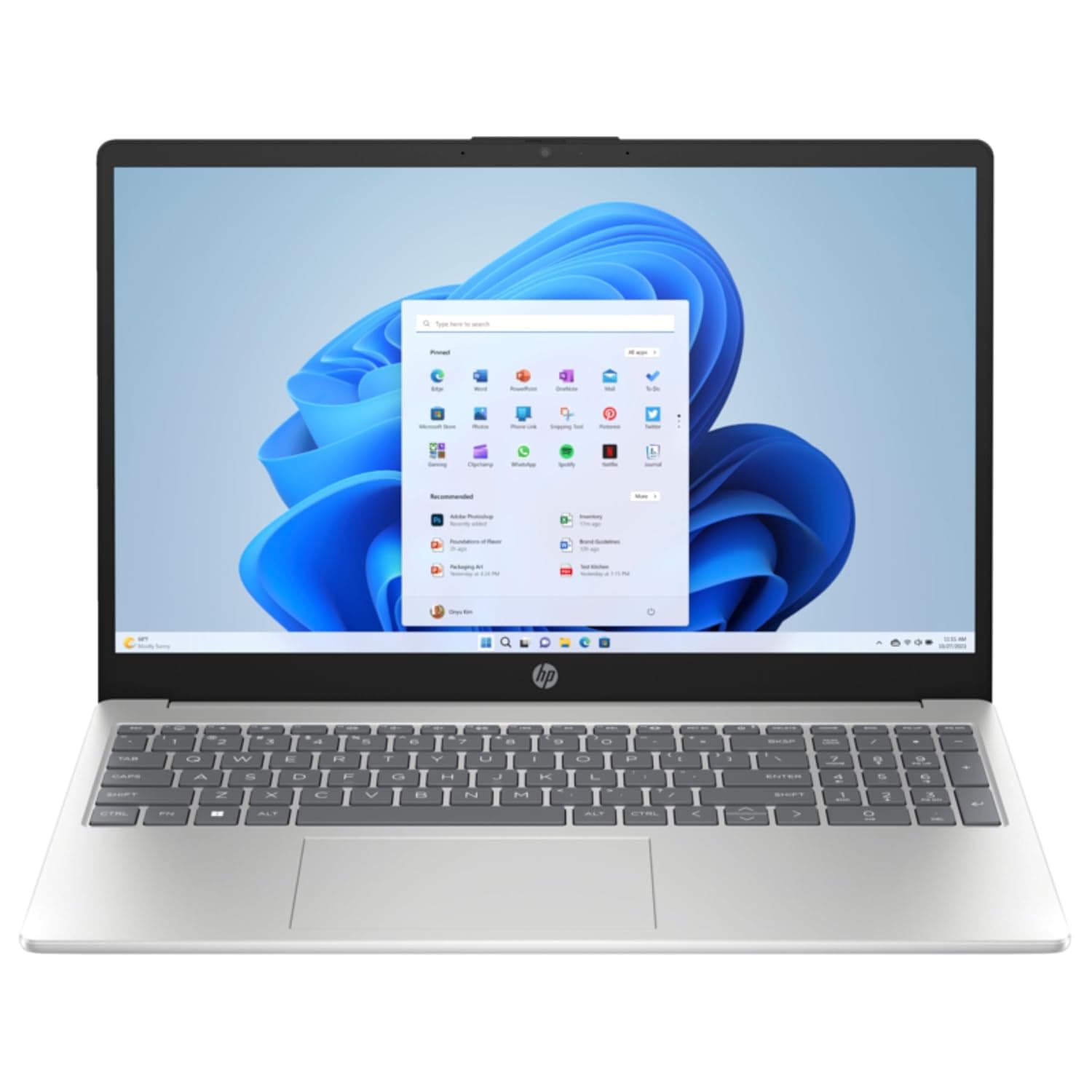 HP (Upgraded) 2024 Newest 15s Laptop With 15.6" FHD Display, Intel Core i7-1355U Processor |16GB DDR4 Ram |1TB NVMe SSD |Intel Iris X Graphics, Windows 11 Natural silver