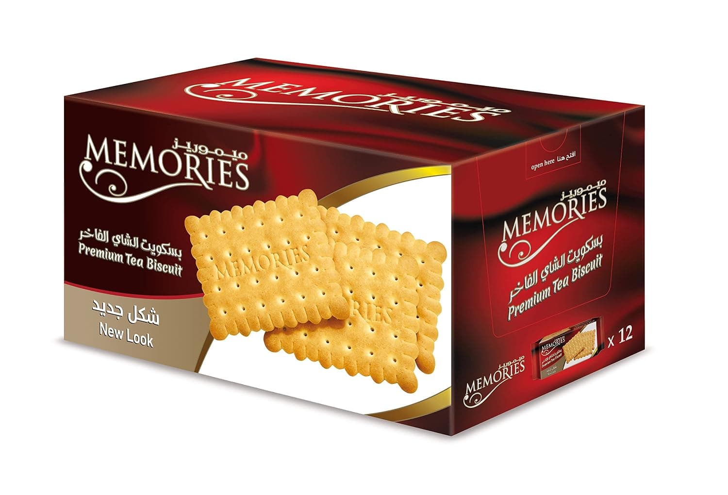 Memories Tea Biscuits, 12 x 70g