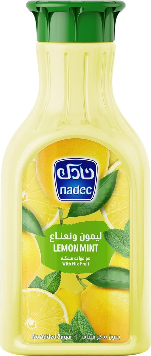 Nadec Lemon Mint with Fruit Mix Nectar Juice 1.3 Liter