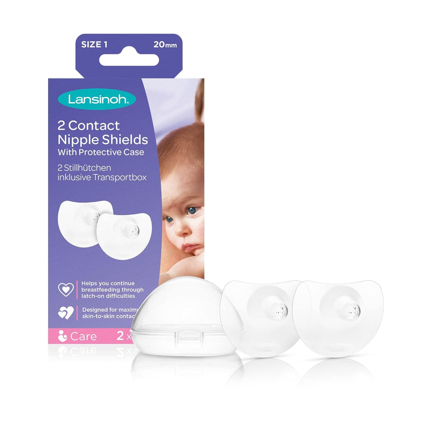Lansinoh Contact Nipple Shields 20Mm