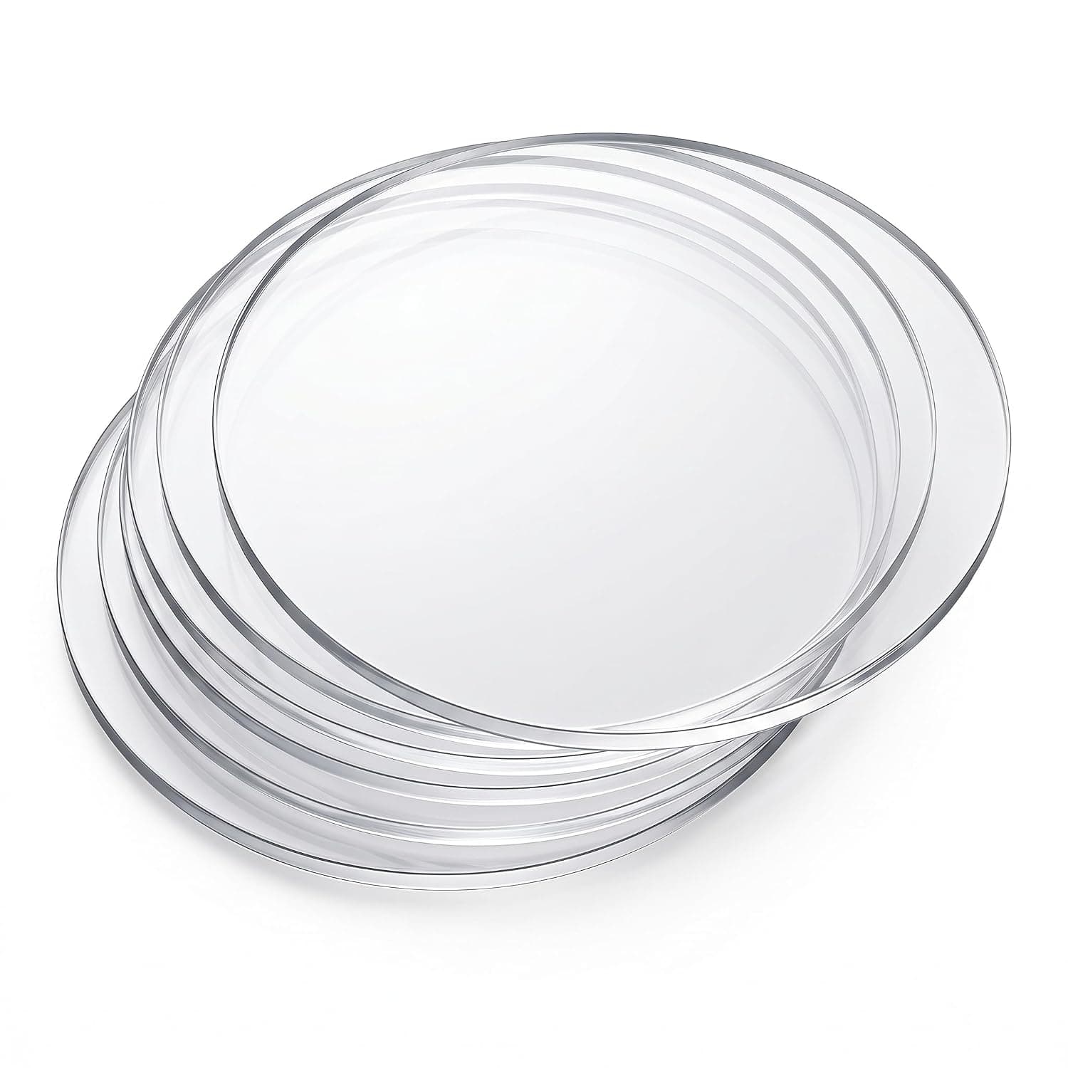 10 Pcs Clear Double Sided Adhesive Pads Round 2.4 Inch Waterproof Strong Heavy Duty Nano Gel Mounting Stickers Damage Free Wall Hanging Tape for DIY Home Office