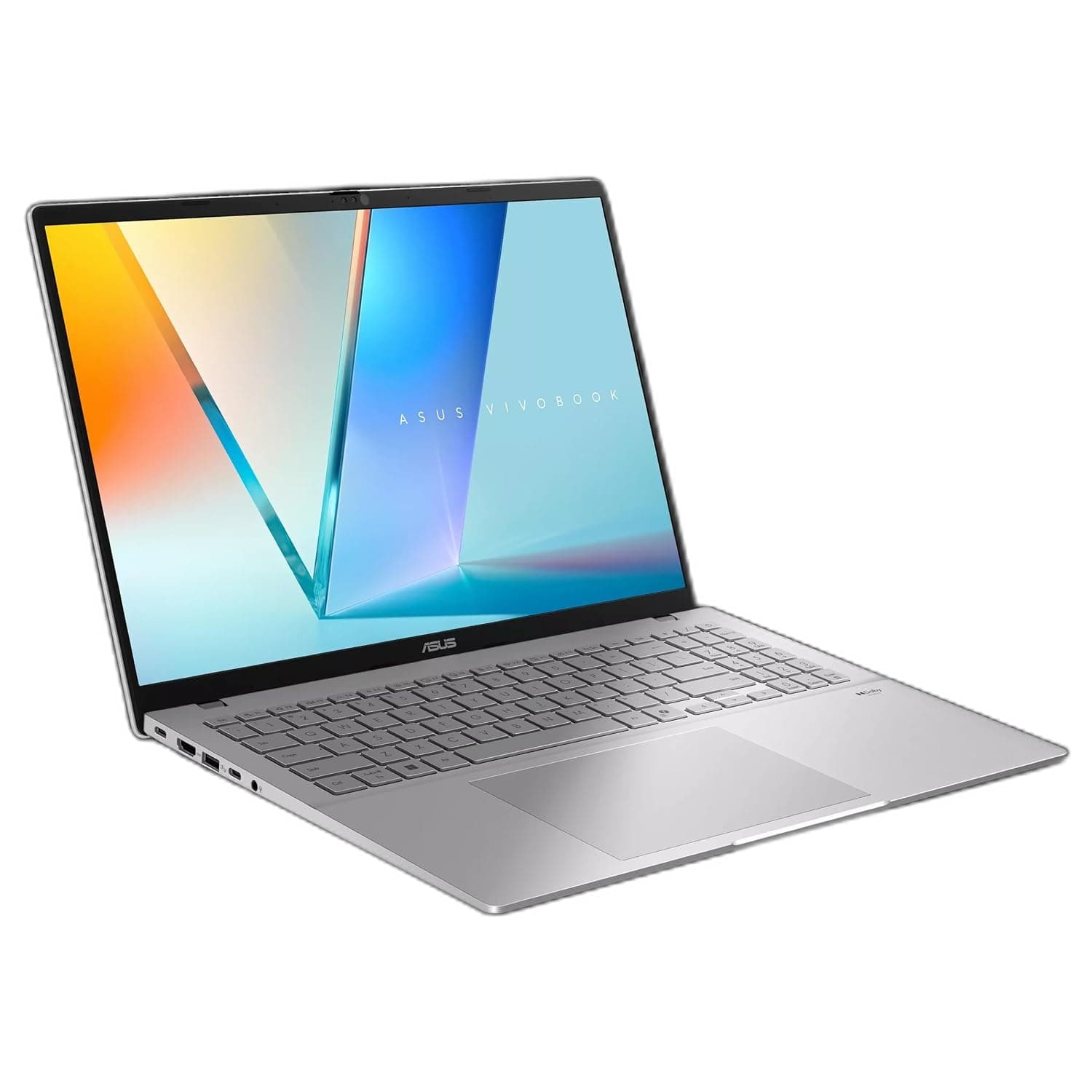 ASUS Vivobook S16" (1920 x 1200) OLED, M3607GA-AI716G512GSRW,AMD Ryzen AI 7 445,DDR5 16GB, 512GB M.2,Win 11,Aluminum,Silver,FHD Cam + Privacy (Win Hello) Type C Charge, 1.7KG, Ar-En light Key