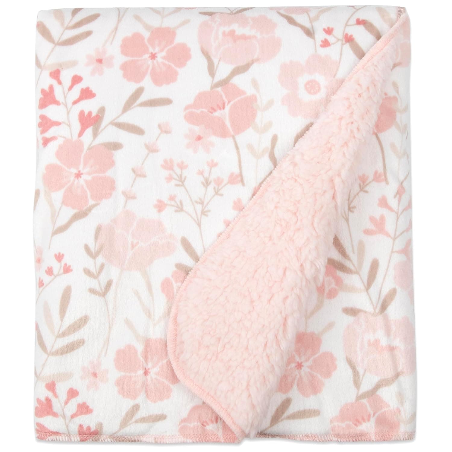 Sherpa Fleece Baby Blankets for Boys and Girls – Colorful, Reversible Baby Blankets for Newborns, Infants, Toddlers, and Nursery