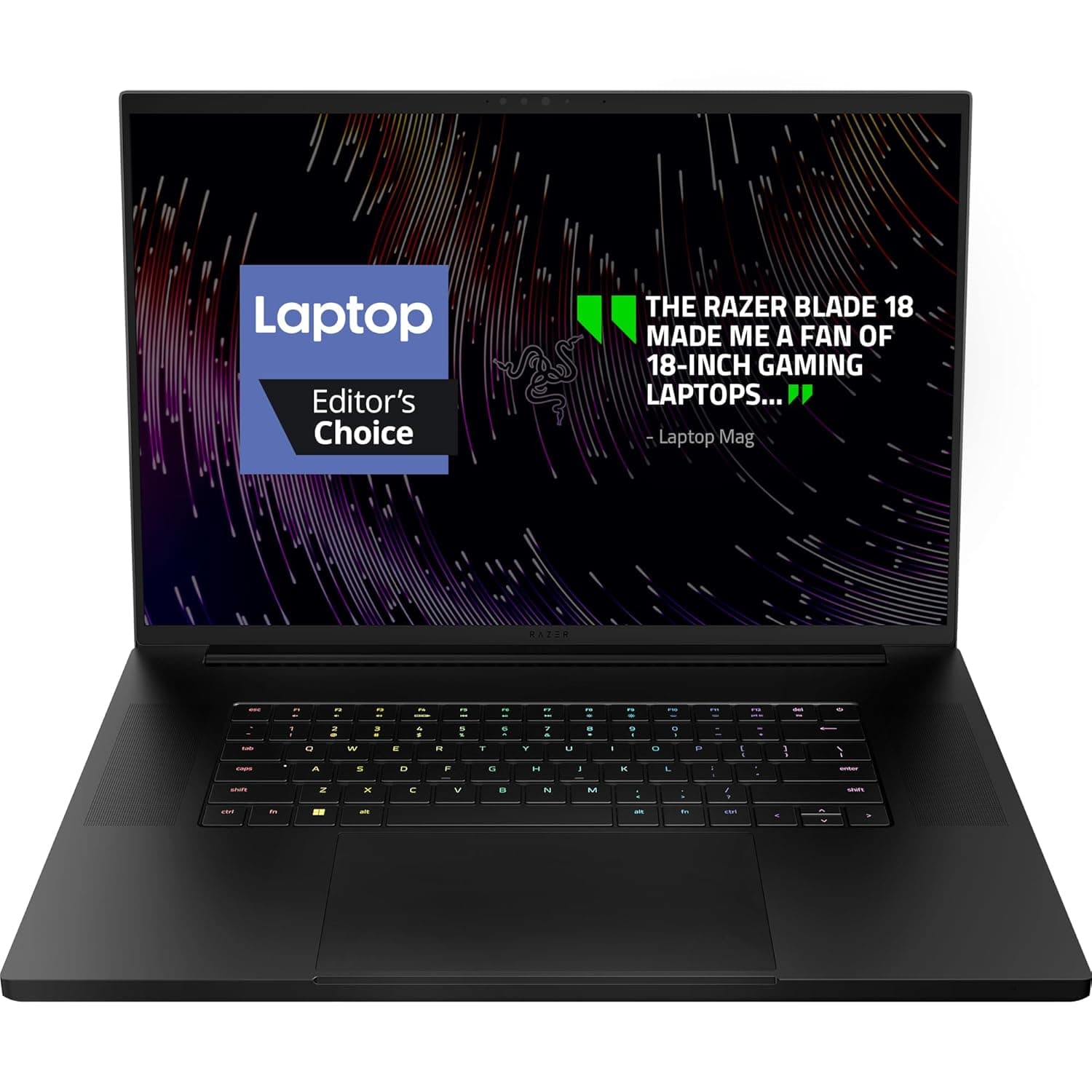 Razer Blade 18 Gaming -Laptop: NVIDIA GeForce RTX 4070 13th Gen Intel 24-Core i9 HX CPU 18" QHD+ 240Hz - 32GB -RAM - 1TB SSD CNC Aluminum Compact GaN -Charger - Windows 11 -Chroma RGB