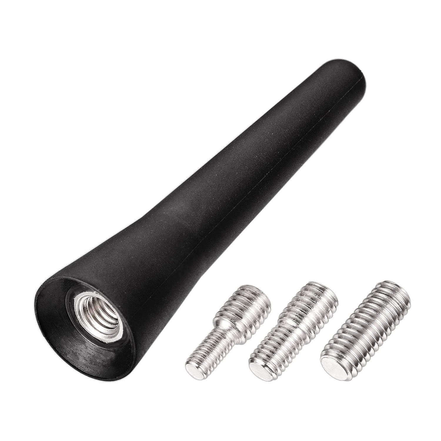 Bingfu Car Radio Short Rubber Antenna Mast [ONLY for Roof-Mounted] [2.5 inch] Vehicle FM AM Stereo Universal Roof-Mounted Antennas - NOT a Replacement for Shark Fin Antenna