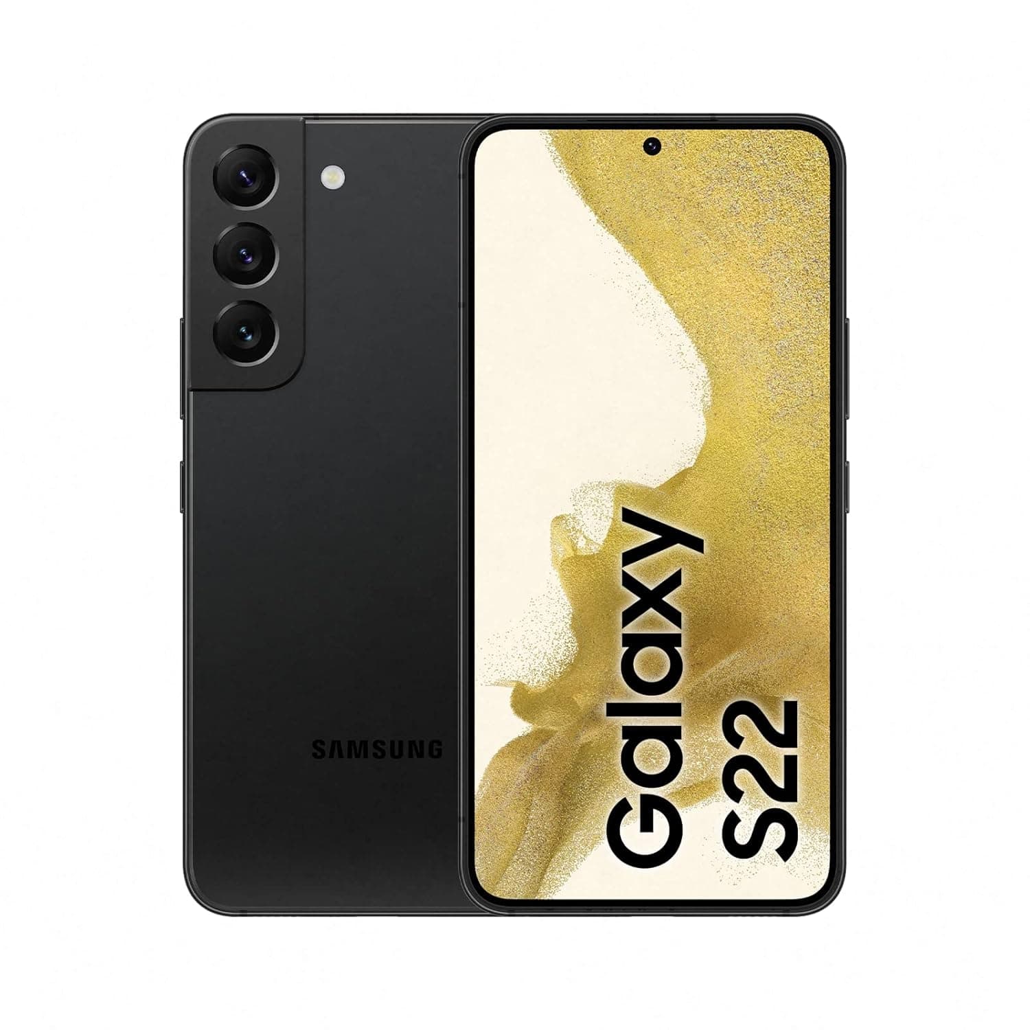 Samsung Galaxy S22 5G Mobile Phone 256GB Dual SIM Android Smartphone Phantom Black (KSA Version)