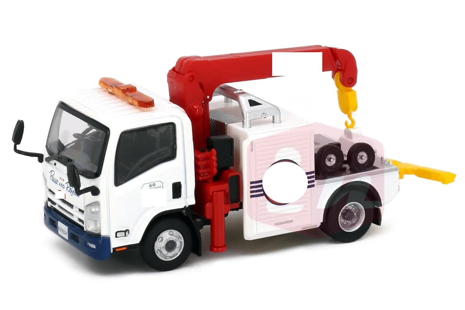 Tiny 1:64 N Series Tow Truck Diecast Model Car Collection Limited Edition Hobby Тоуs (WHITE)