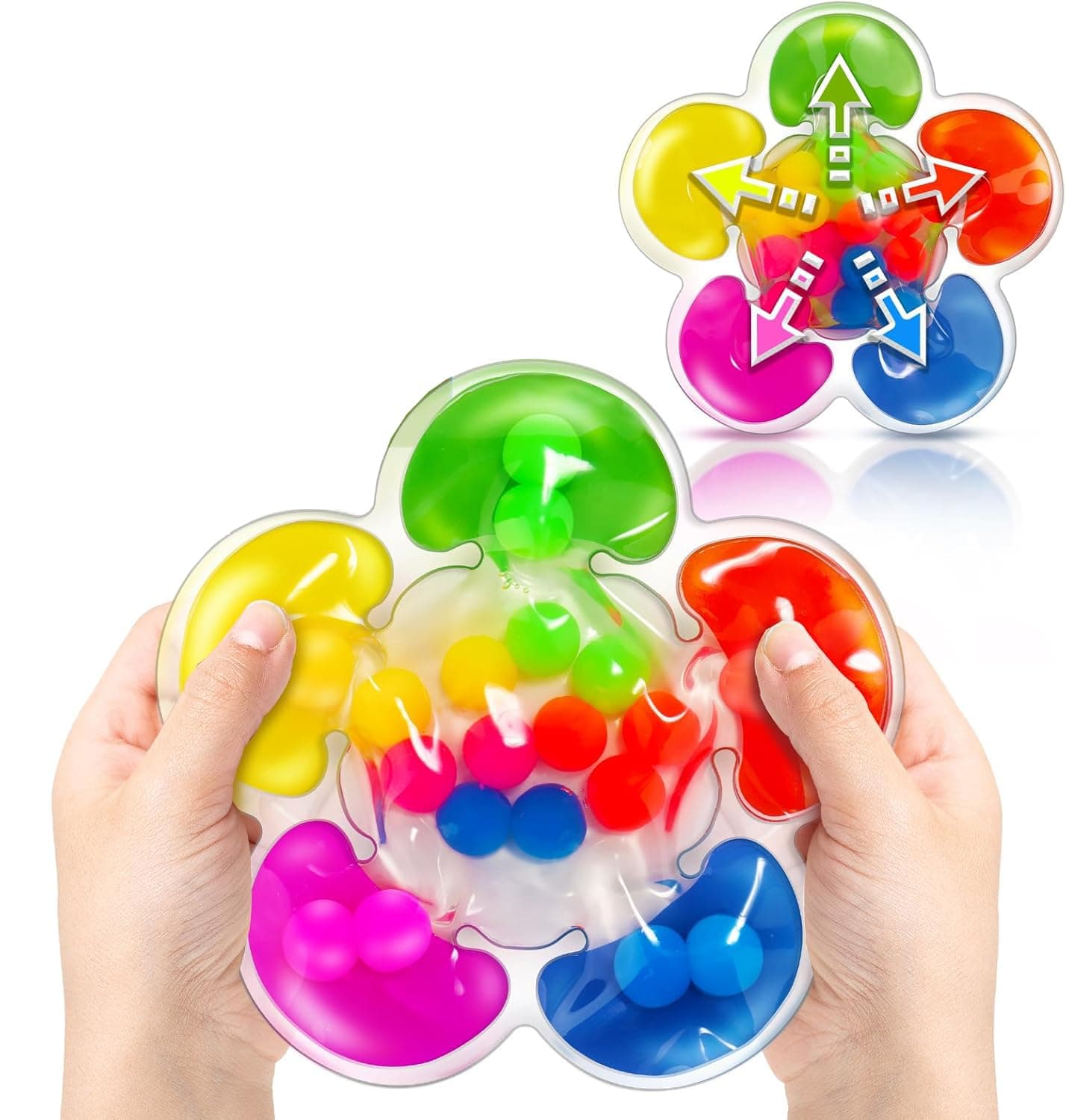 Color Sorting Sensory Toy | Montessori Fine Motor Skills Game for Toddlers 1-3, Preschool Color Matching Educational Toy, Gifts for Boys & Girls