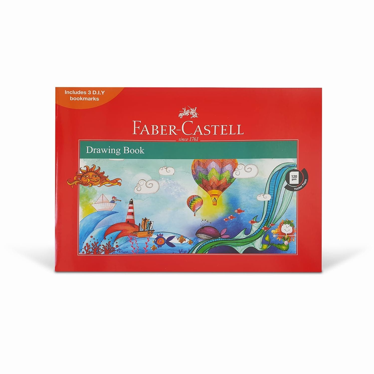Faber-Castell Drawing Book A4 150Gsm 20 Sheets, White, Pt115444