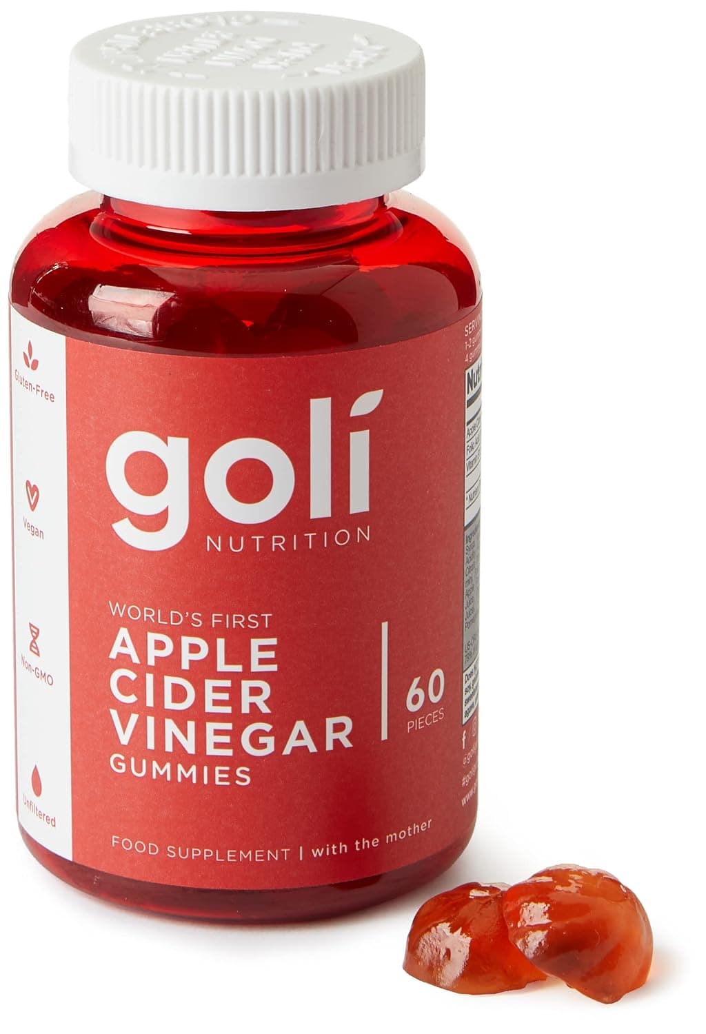 Goli Nutrition World's First Apple Cider Vinegar Gummy Vitamins