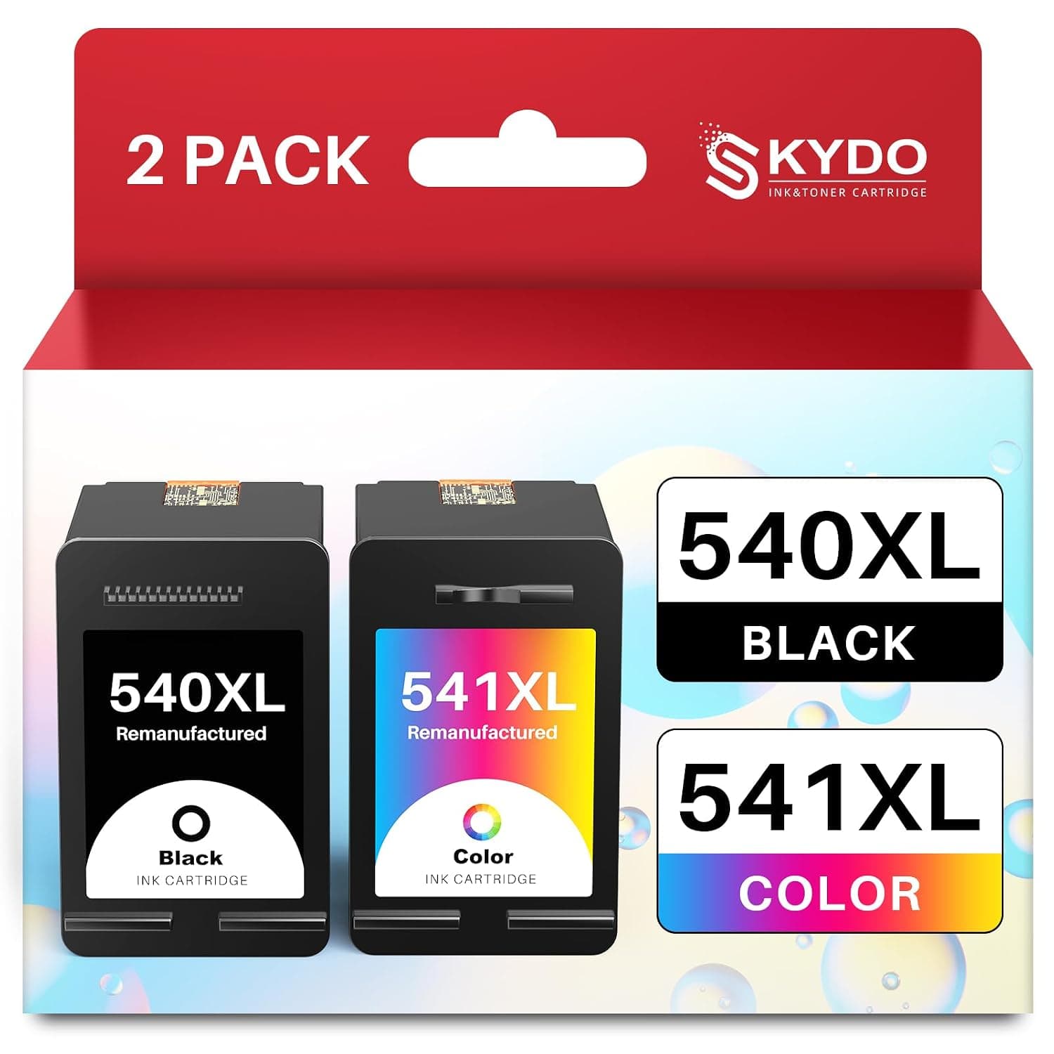 540XL 541XL Ink Cartridges PG-540XL CL-541XL Compatible for Canon 540 541 XL Ink for Canon MG3650 MG3650S MG3600 MG3550 MG2250 MG4250 TS5150 TS5151 MX455 ( 1 Black, 1 Tricolour) | 540 541 XL Compatible with Canon MG3650 MG3650S MG3600 MG3550 MG2250 MG4250 TS5150 TS5151 MX455 (1 Black, 1 Tricolour)