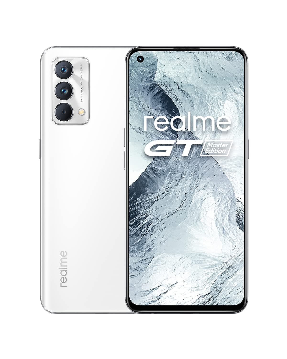 Realme GT Master Edition Dual-SIM 128GB ROM + 8GB RAM (GSM Only | No CDMA) Factory Unlocked 5G Smartphone (Luna White) - International Version