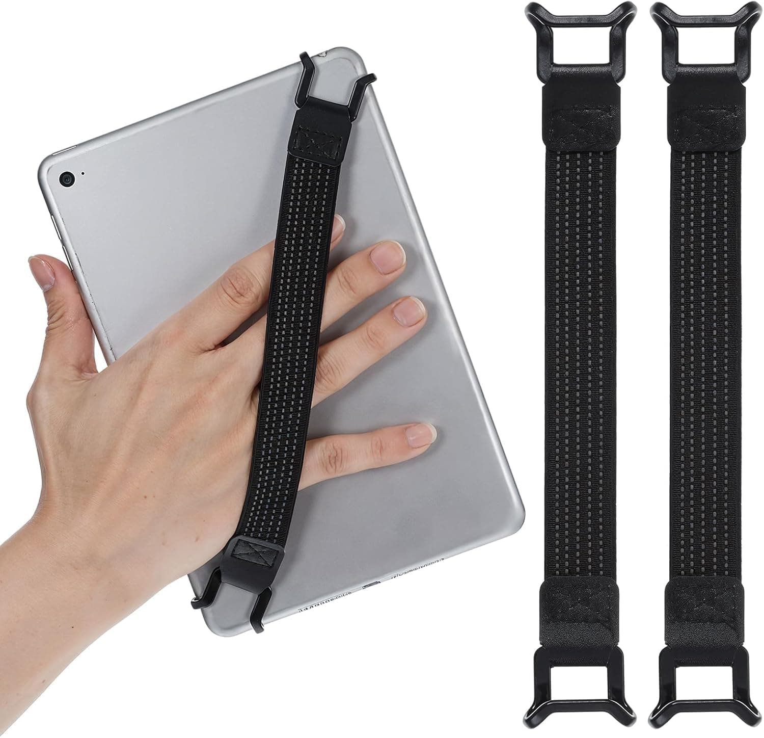 Strap Holder, 2 Pcs Universal Phone Hand Strap with High Elasticity, Secure Grip for Mobile Phones and Tablets 20-33cm, Anti-Drop Accessory for One-Hand Operation