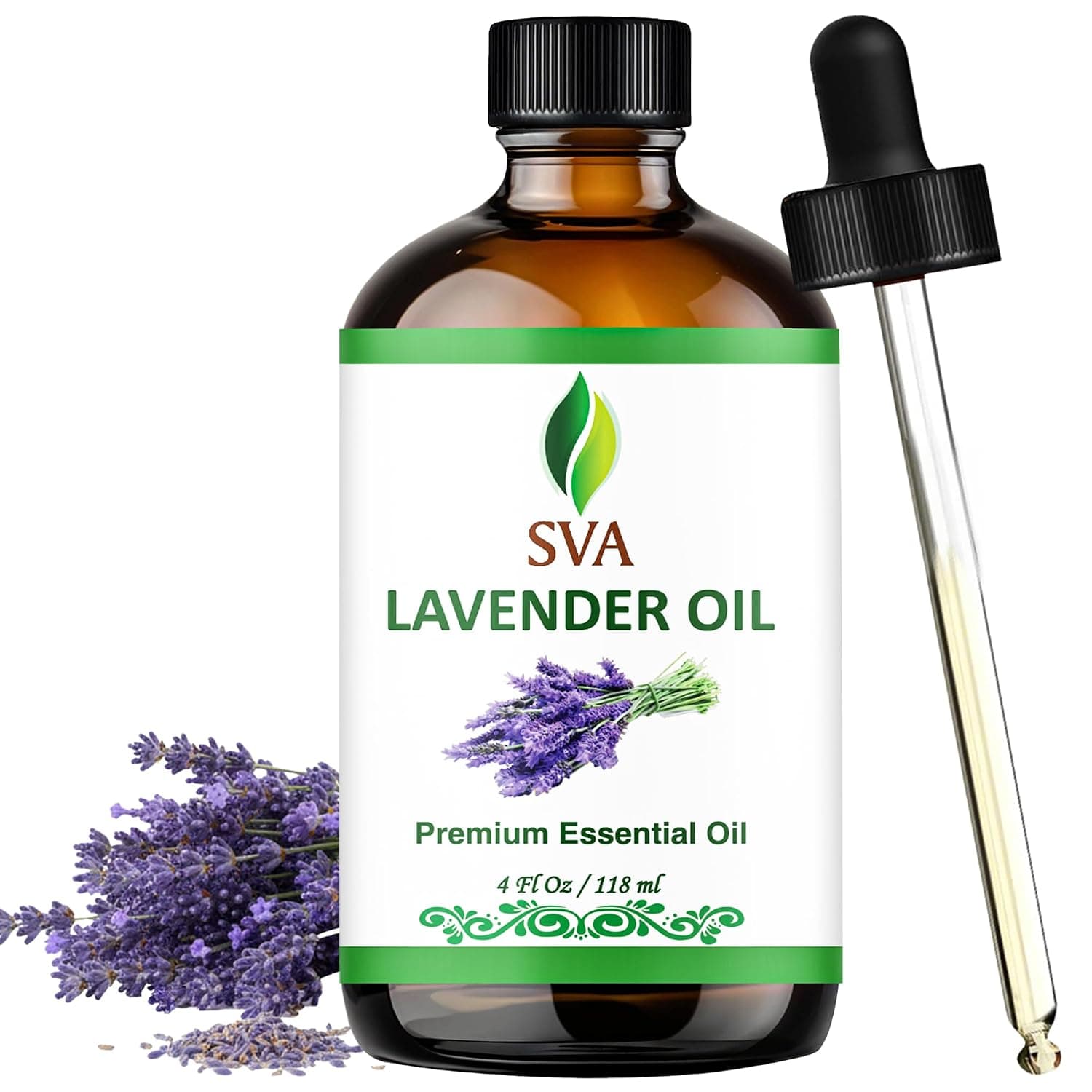 SVA Organics Lavender Essential Oil - Big 4 Ounce
