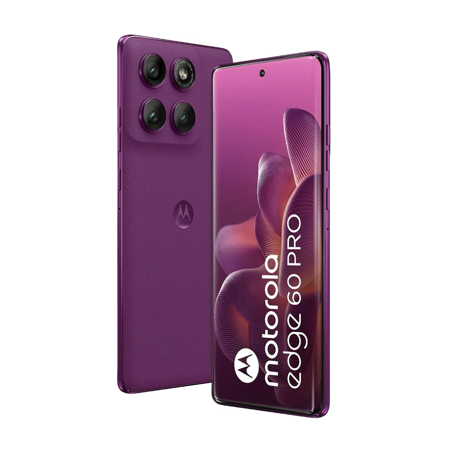 Motorola Edge 60 Pro Dual-SIM 256GB ROM + 8GB RAM (GSM Only | No CDMA) Factory Unlocked 5G Smartphone (Pantone Sparkling Grape) - International Version
