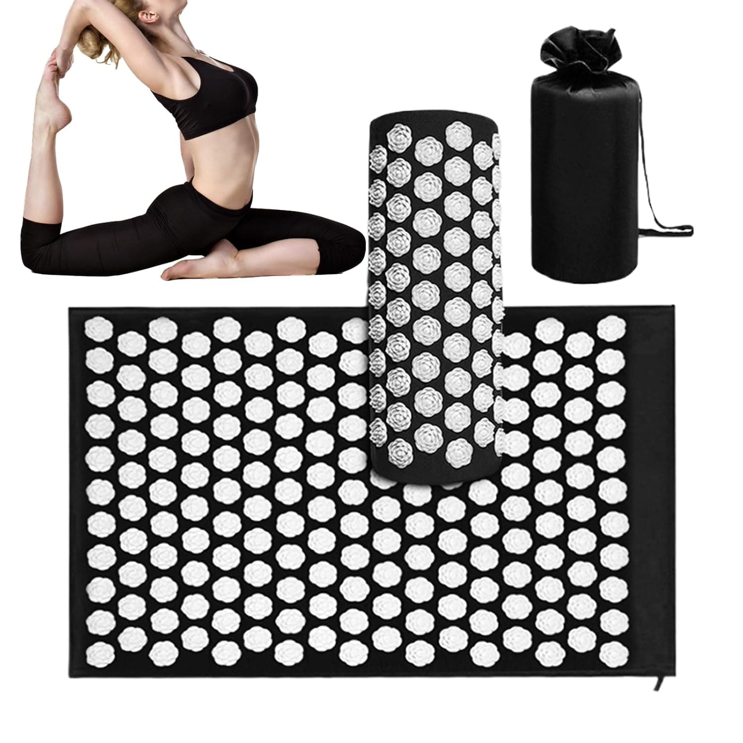 Full Body Massage Mat Back Neck Waist Cushion