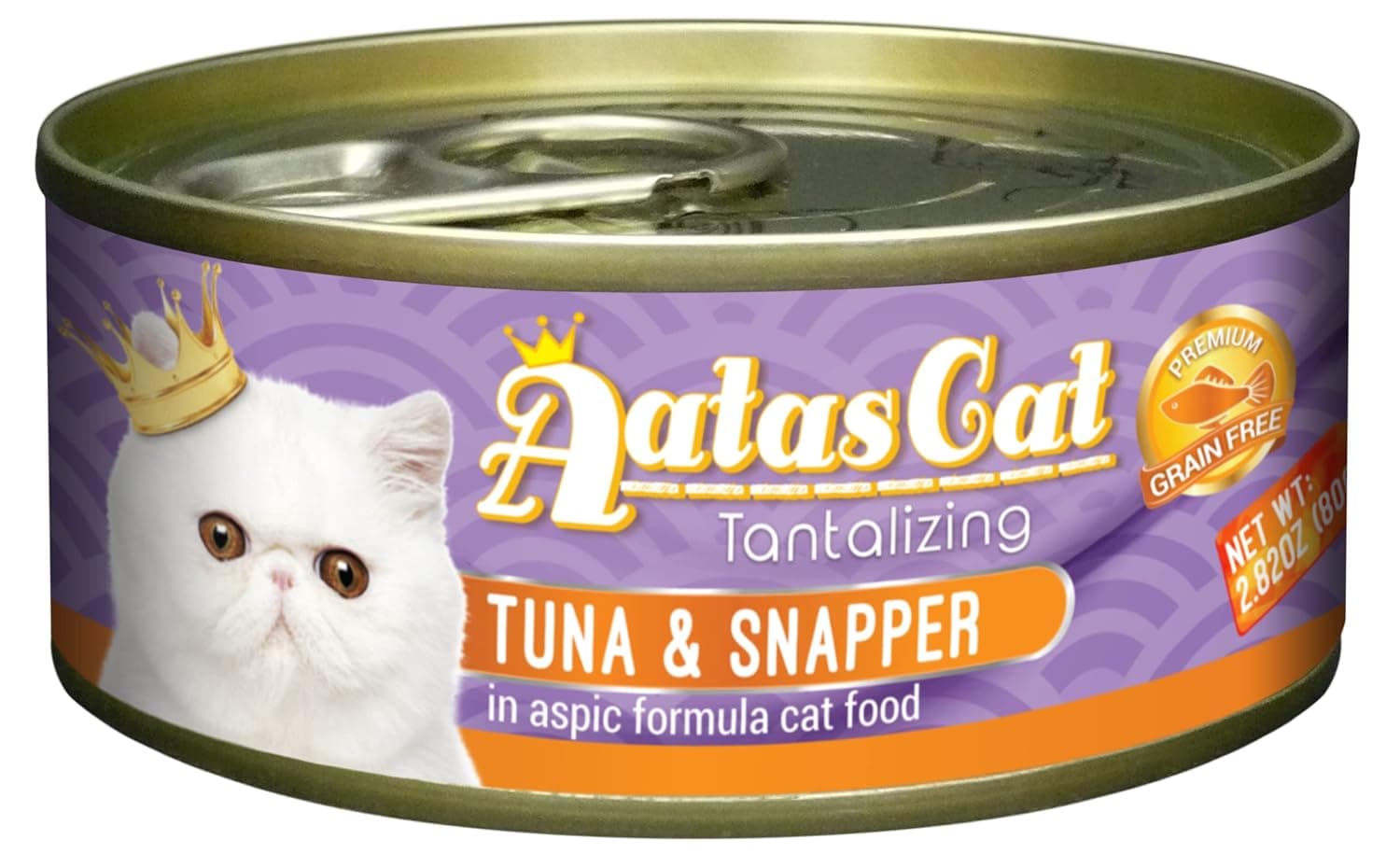 Aatas Cat Tuna & Snapper in Aspic Formula Cat Food 80g