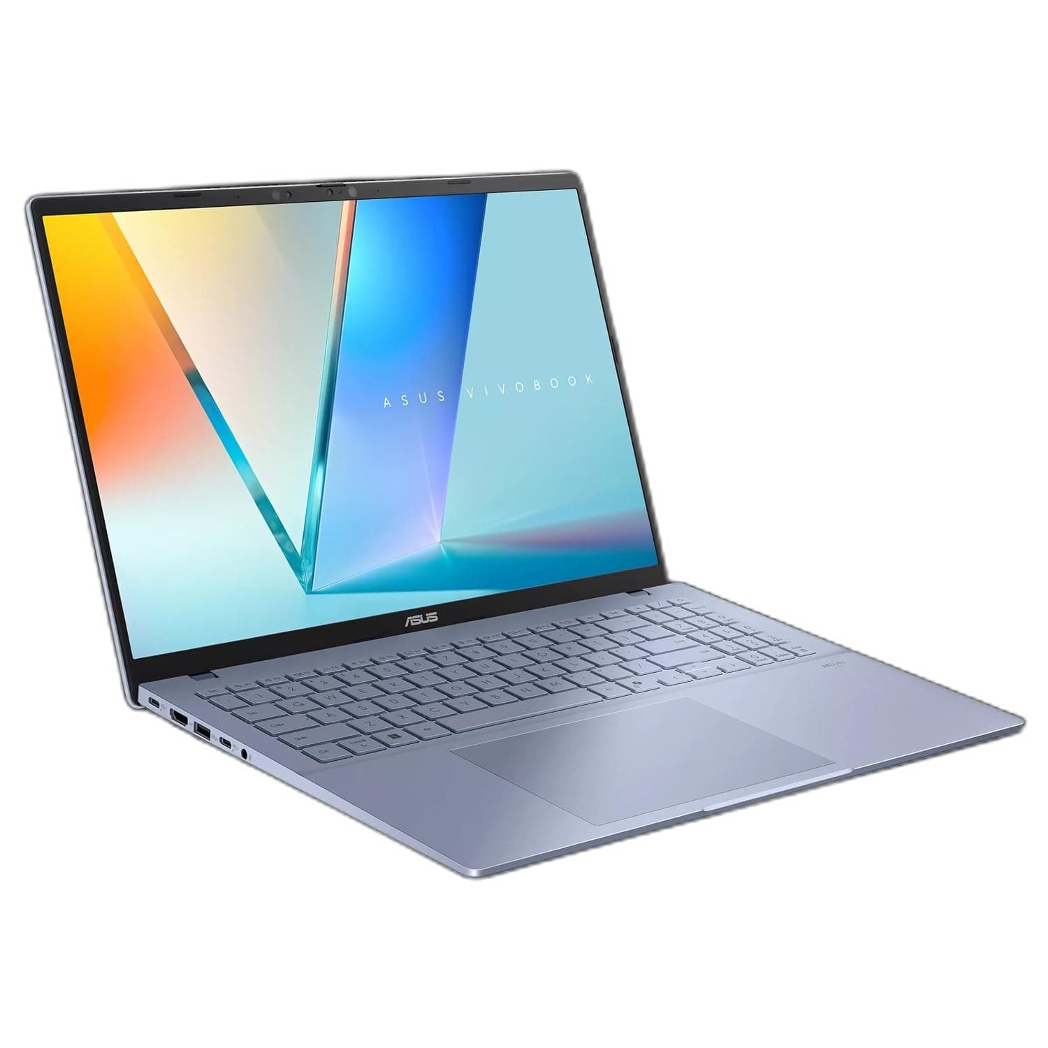 ASUS Vivobook S16" (1920 x 1200) OLED,S3607NA-18C8G512GBEW,Qualcomm Snap D X2 Elite (18-core),DDR5 16GB, 512GB SSD M.2, Win 11,Aluminum,Blue,FHD Cam+Privacy,Type C Charge,1.68KG,Ar-En light Key