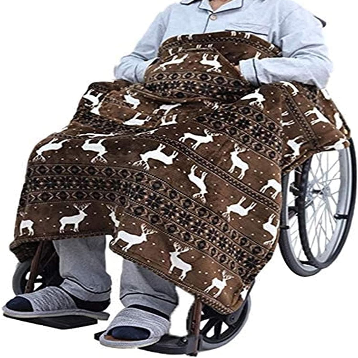 Wheelchair Blanket, Wheelchair Warm Keep Cover,Legs Protection Cover Wheel Mobility Scooter Leg Warm Keep,for Elderly Disabled