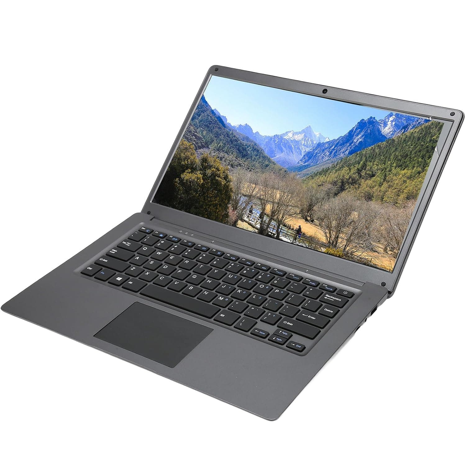 Generic Light Laptop Thin, Support for 8 GB DDR4 100-240 V 14.1-inch HD Laptop Dual Core Wifi Minimia HD for Work (UK Plug 128GB)