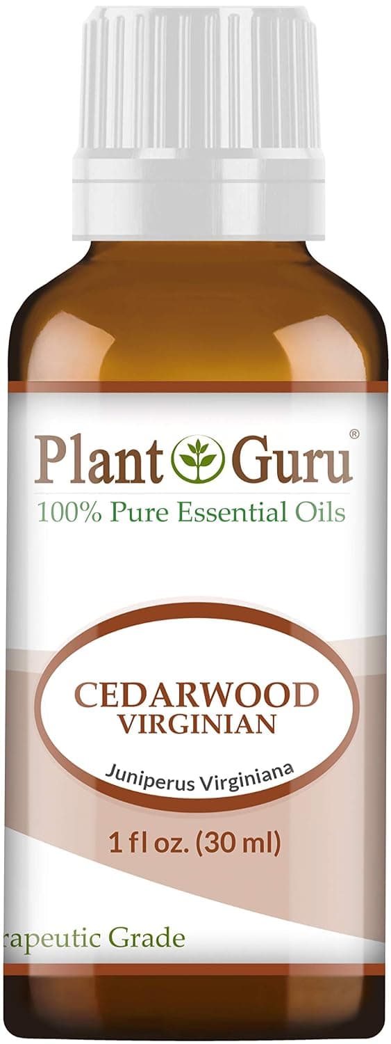 Cedarwood (Virginia) Essential Oil 1 oz / 30 ml 100% Pure Undiluted Therapeutic Grade for Skin, Body and Hair Growth. Great for Aromatherapy Diffuser and DIY Soap Making